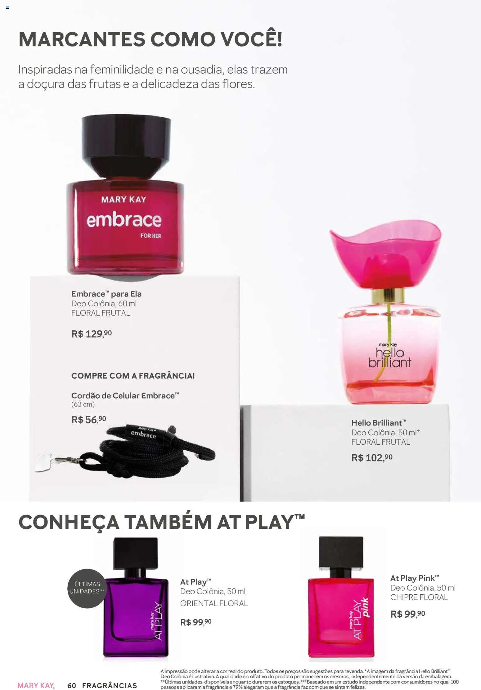 Mary Kay Folheto - válido de 01.03.2026 | Página: 60 | Produtos: Celular, Fragrância