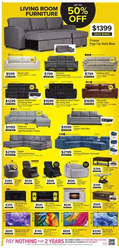 Preview of Leon's weekly flyer / circulaire from shop Leon's valid from 02.10.2025 | Page: 2 | Products: Bed, Table, Chair, Coffee