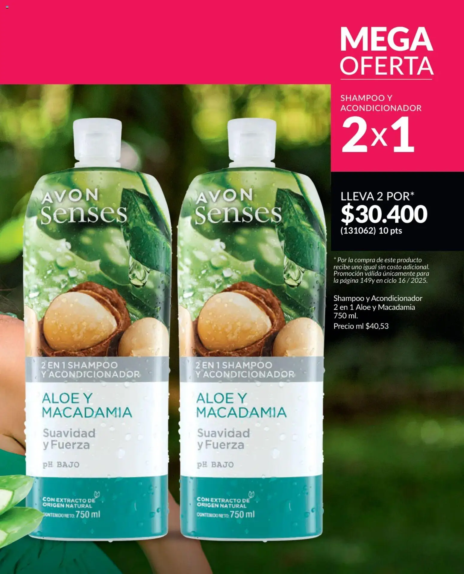 Avon revista - valida desde el 17.11.2025 | Página: 149 | Productos: Shampoo, Acondicionador