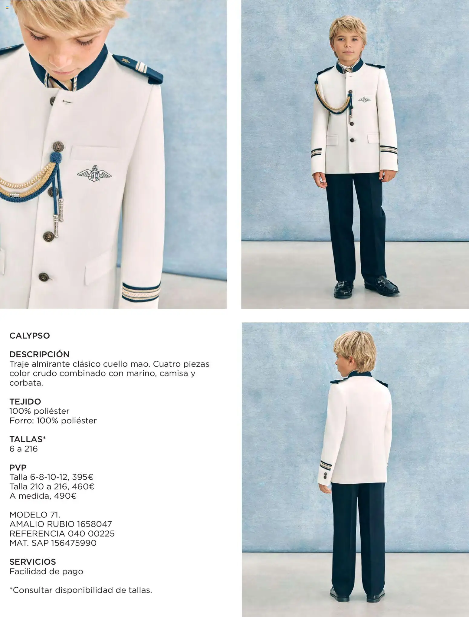 Nuevas ofertas de El Corte Inglés válidas en toda la República Mexicana desde el 20.11.2025. ¡Encuentra las mejores ofertas en El Corte Inglés catálogo Comuniones ! | Página: 7 | Productos: Traje, Camisa