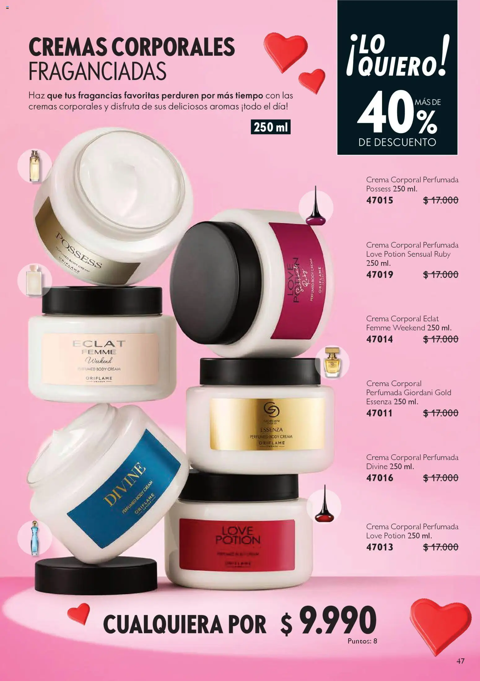 Oriflame catálogo │ válido desde el 24.01.2026 | Página: 47 | Productos: Body, Crema