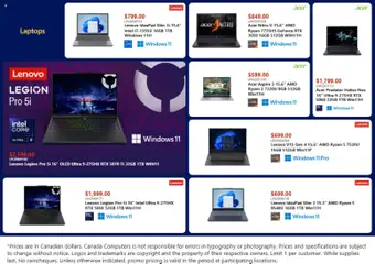 Preview of Canada Computers weekly flyer / circulaire from shop Canada Computers valid from 13.02.2026