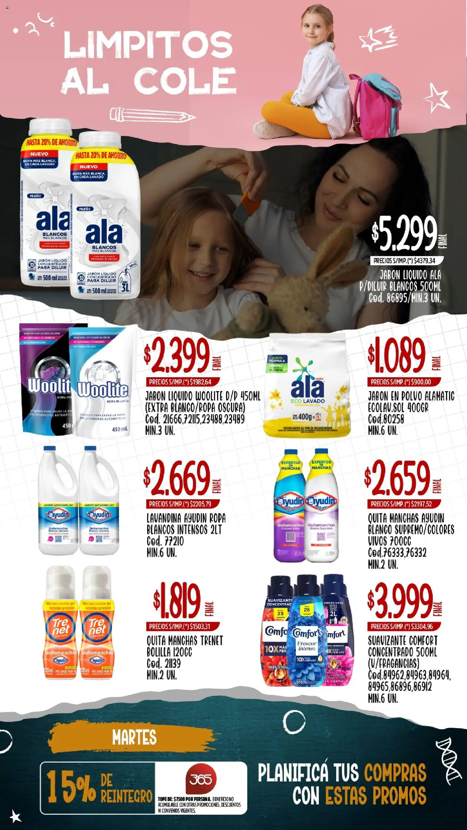 Yaguar - Volvemos al Cole  │ válido desde el 09.02.2026 | Página: 12 | Productos: Lavandina, Polvo, Quitamanchas, Suavizante