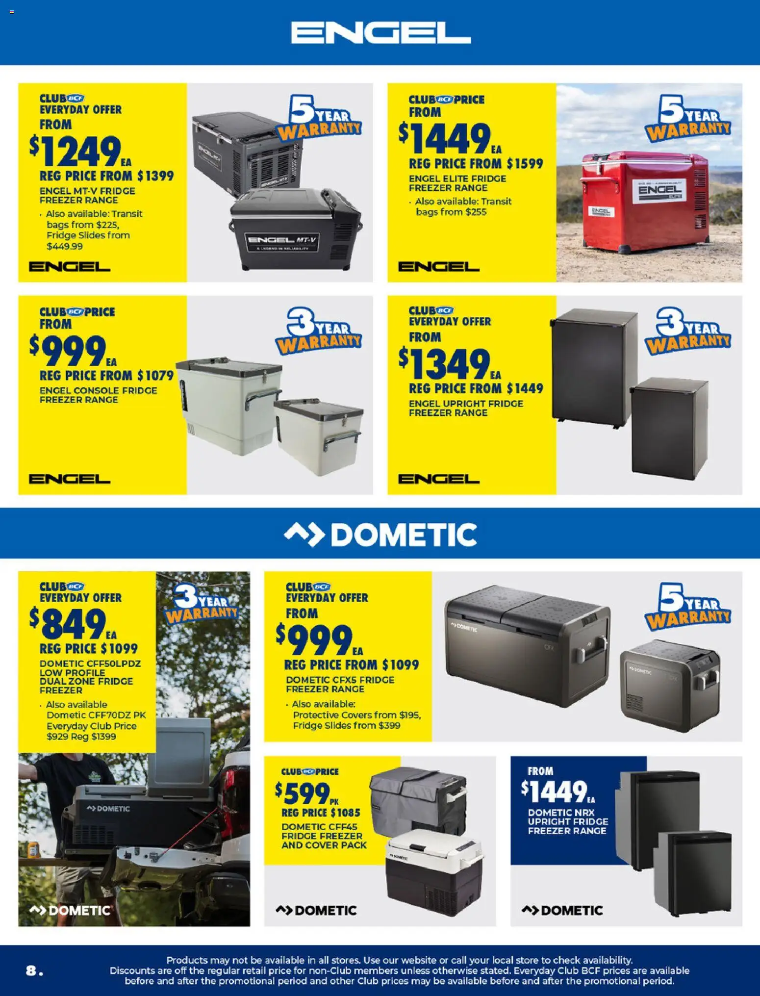 BCF catalogue - valid from 17.03.2026 | Page: 8 | Products: Slides, Fridge, Freezer