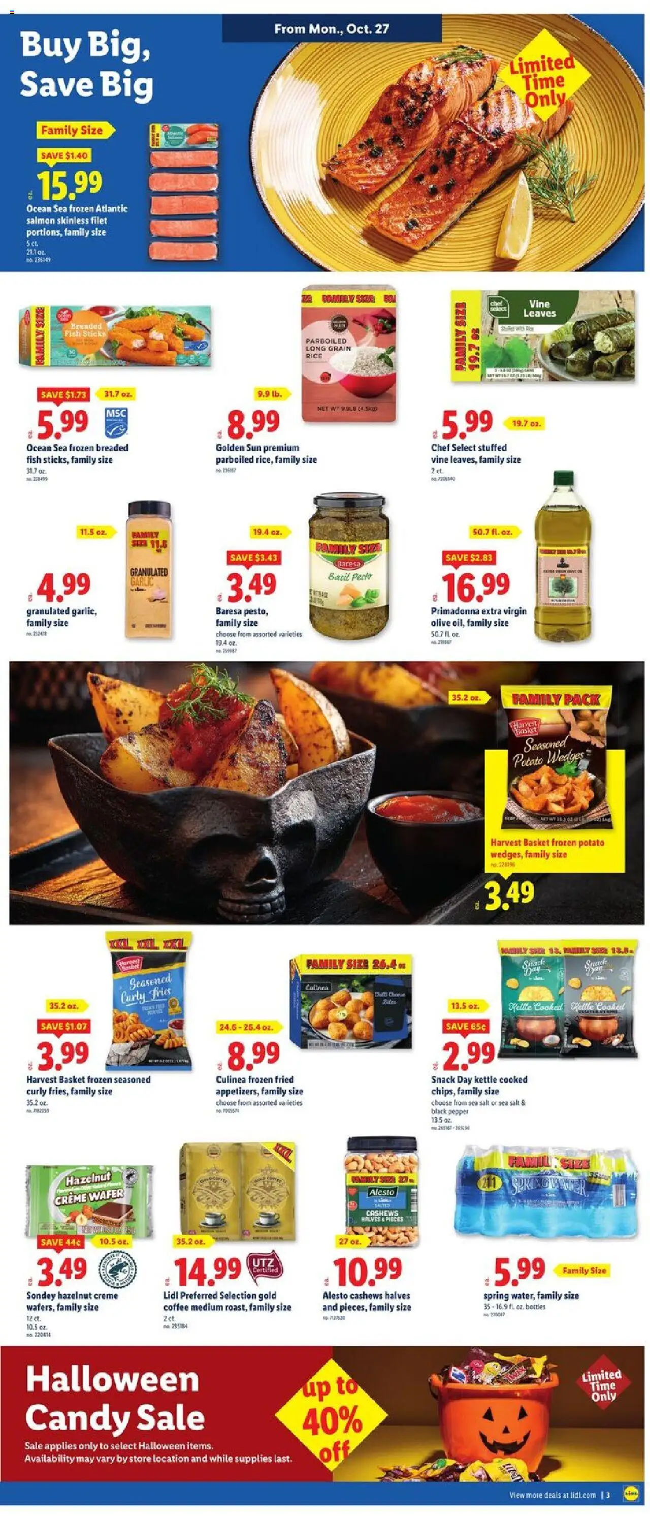 Lidl Weekly Ad - NY - valid from 22.10.2025 | Page: 4 | Products: Basket, Rice, Water, Salt