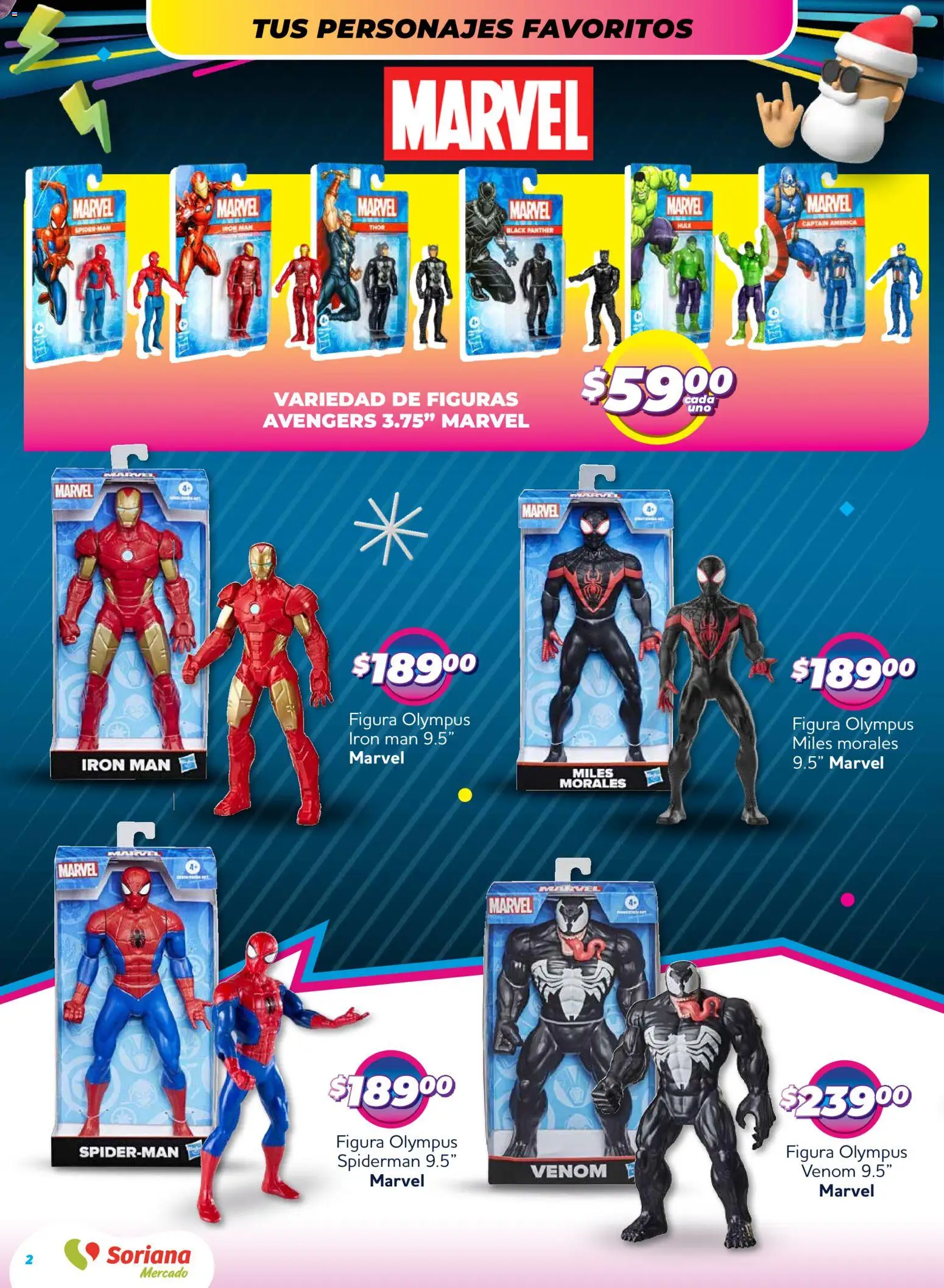 Nuevas ofertas de Soriana válidas en toda la República Mexicana desde el 27.11.2025. ¡Encuentra las mejores ofertas en Soriana - Reino de los Juguetes Mercado Nacional! | Página: 2