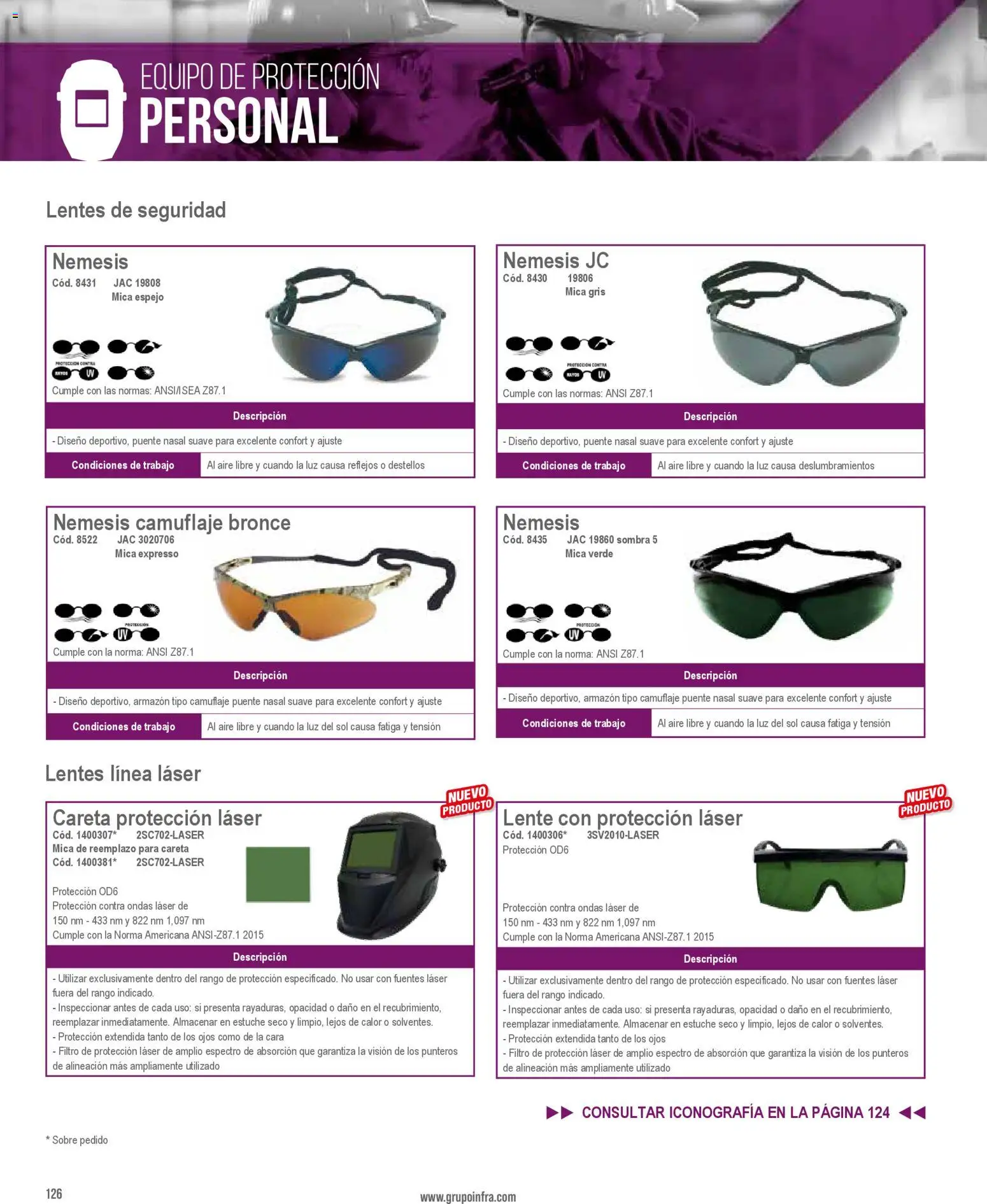 Nuevas ofertas de Infra válidas en toda la República Mexicana desde el 28.01.2026. ¡Encuentra las mejores ofertas en Infra catálogo Industrial protection! | Página: 10 | Productos: Lentes, Estuche, Espejo, Sobre