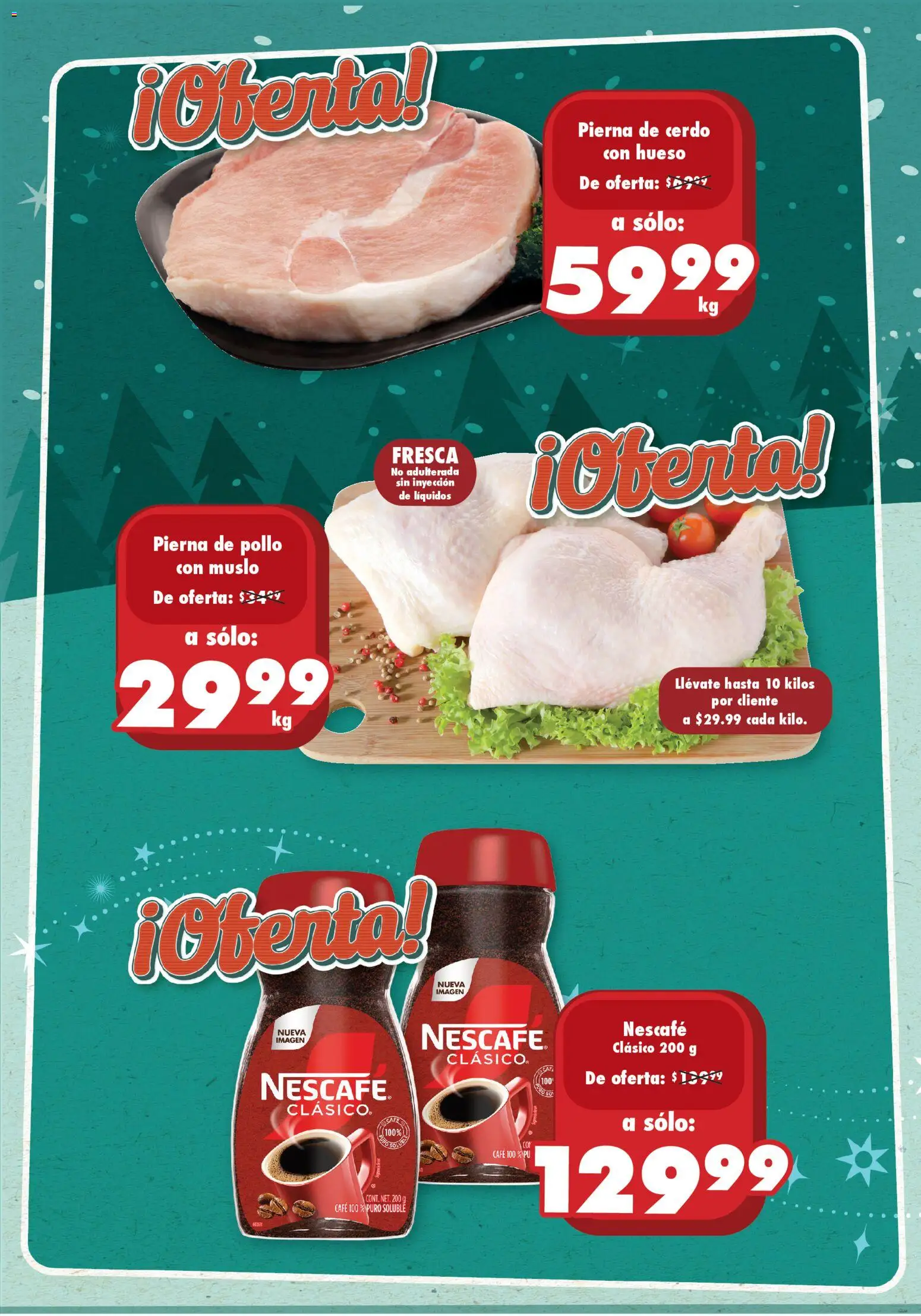 Nuevas ofertas de S-Mart válidas en toda la República Mexicana desde el 18.11.2025. ¡Encuentra las mejores ofertas en S-Mart folleto Ofertas de Feria Nuevo Laredo! | Página: 1 | Productos: Pollo, Café, Cerdo