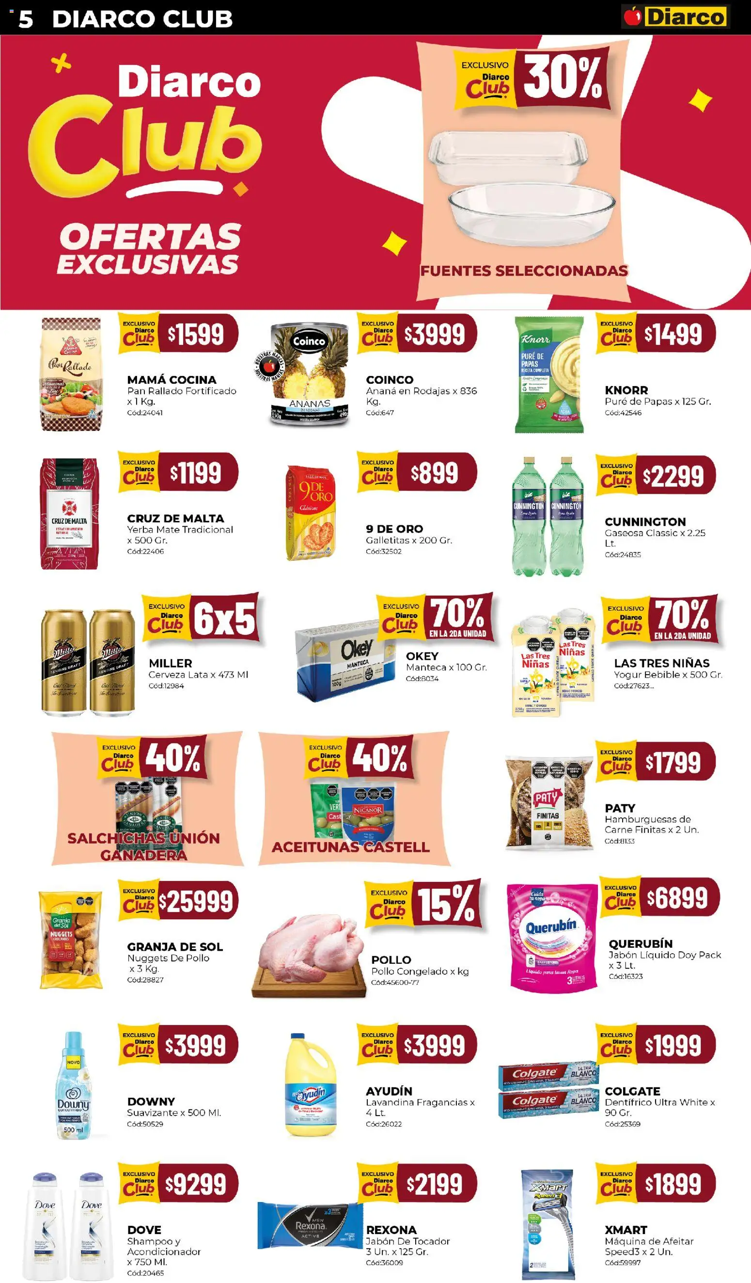 Diarco ofertas │ válido desde el 05.01.2026 | Página: 5 | Productos: Lavandina, Yerba, Ananá, Jabón