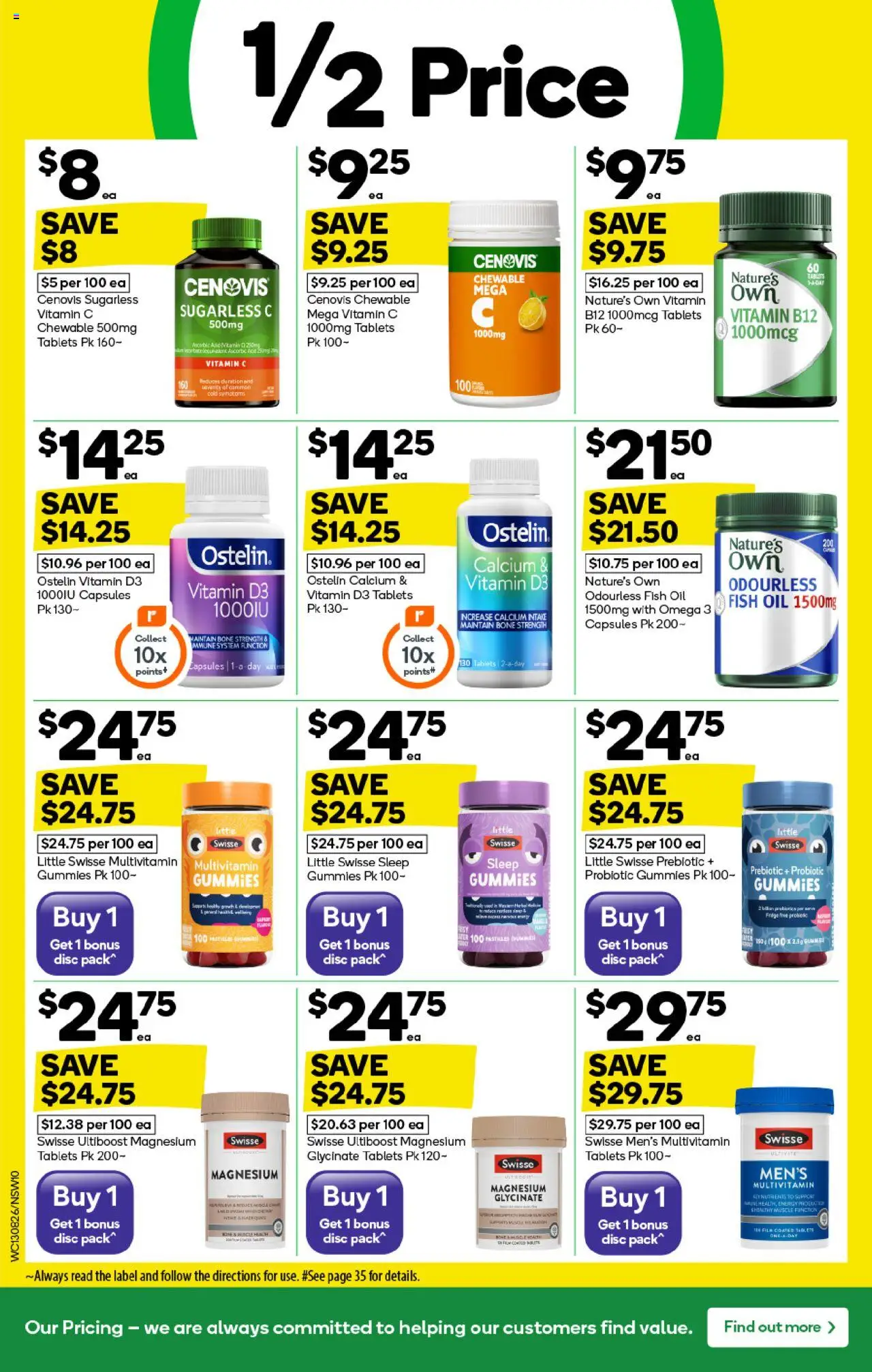 Woolworths catalogue - valid from 13.08.2025 | Page: 10 | Products: Oil, Fish, Fridge, Vitamin