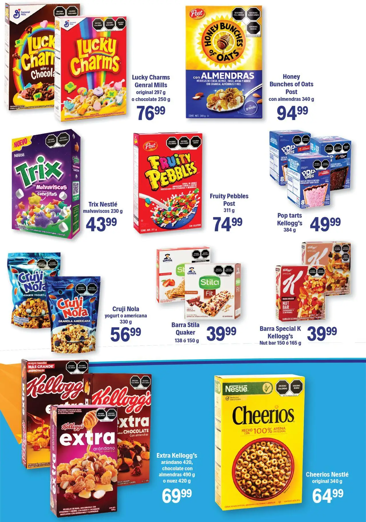 Nuevas ofertas de S-Mart válidas en toda la República Mexicana desde el 26.09.2025. ¡Encuentra las mejores ofertas en S-Mart - Folleto de Feria - Juarez! | Página: 4 | Productos: Avena, Nuez, Hojuelas, Barra