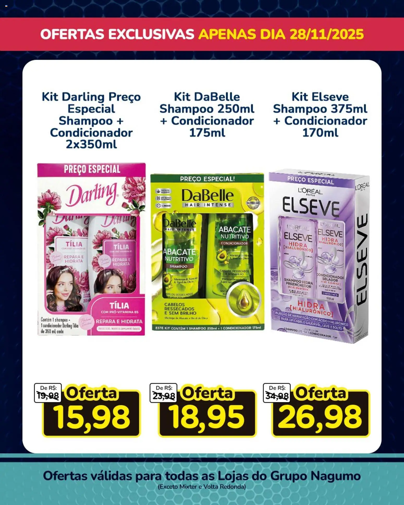 Nagumo Folheto - válido de 28.11.2025 | Página: 17 | Produtos: Shampoo, Condicionador, Selador, Manteiga