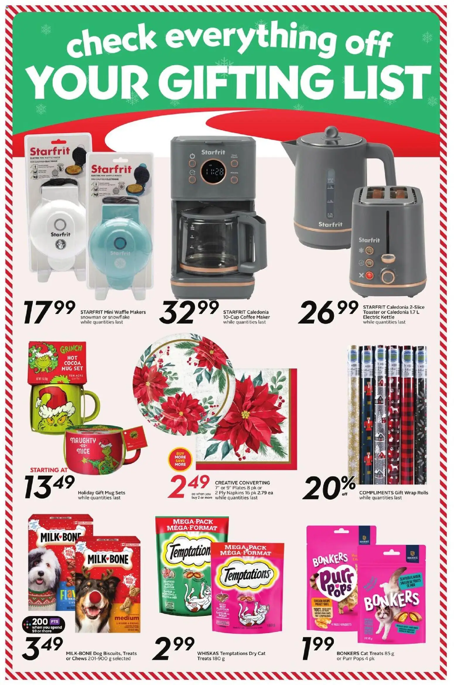 Safeway flyer valid from 20.11.2025 | Page: 18 | Products: Kettle, Toaster, Coffee, Chicken