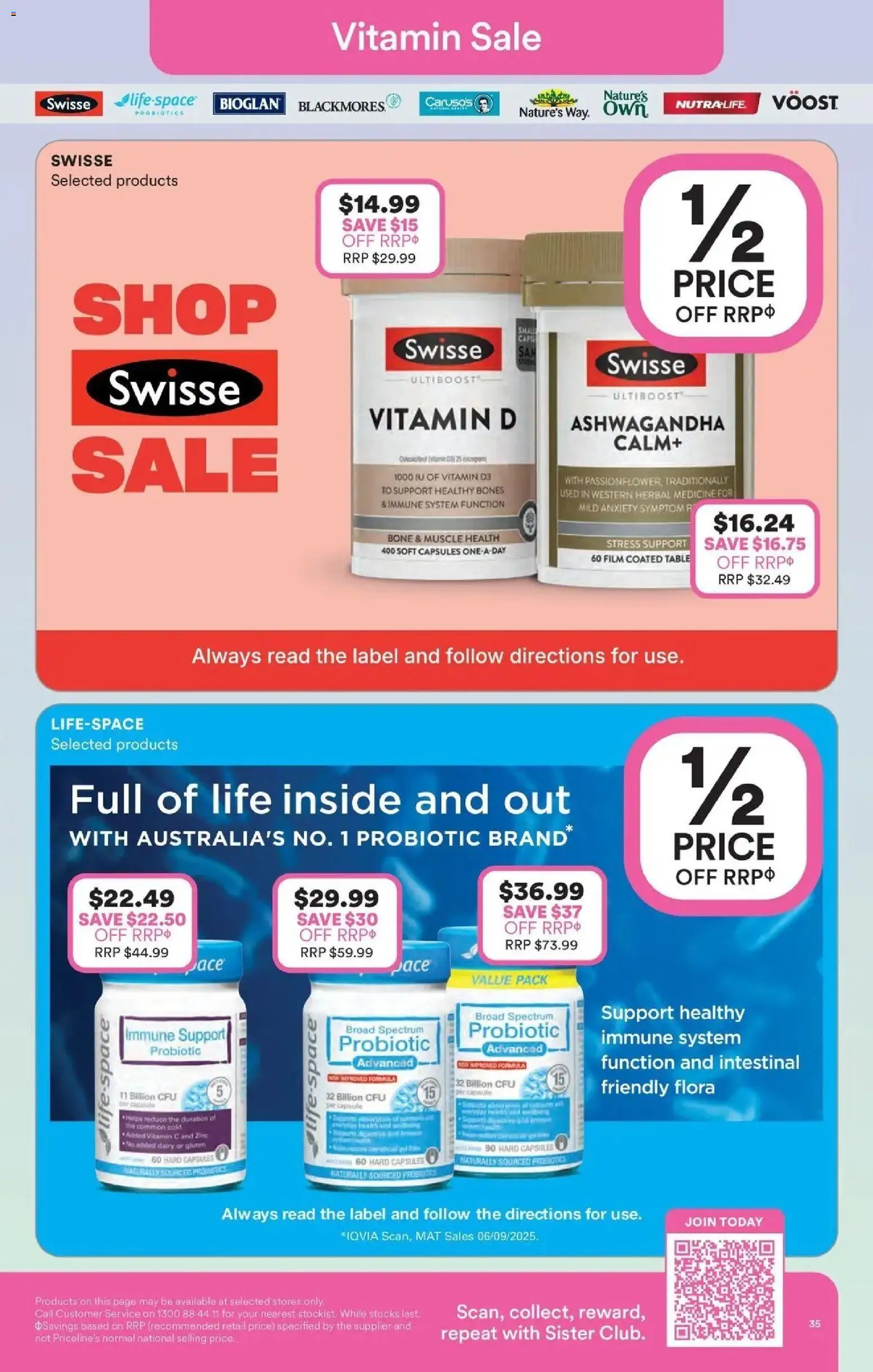 Priceline Pharmacy catalogue - valid from 26.03.2026 | Page: 35 | Products: Table, Dairy, Herbal, Vitamin