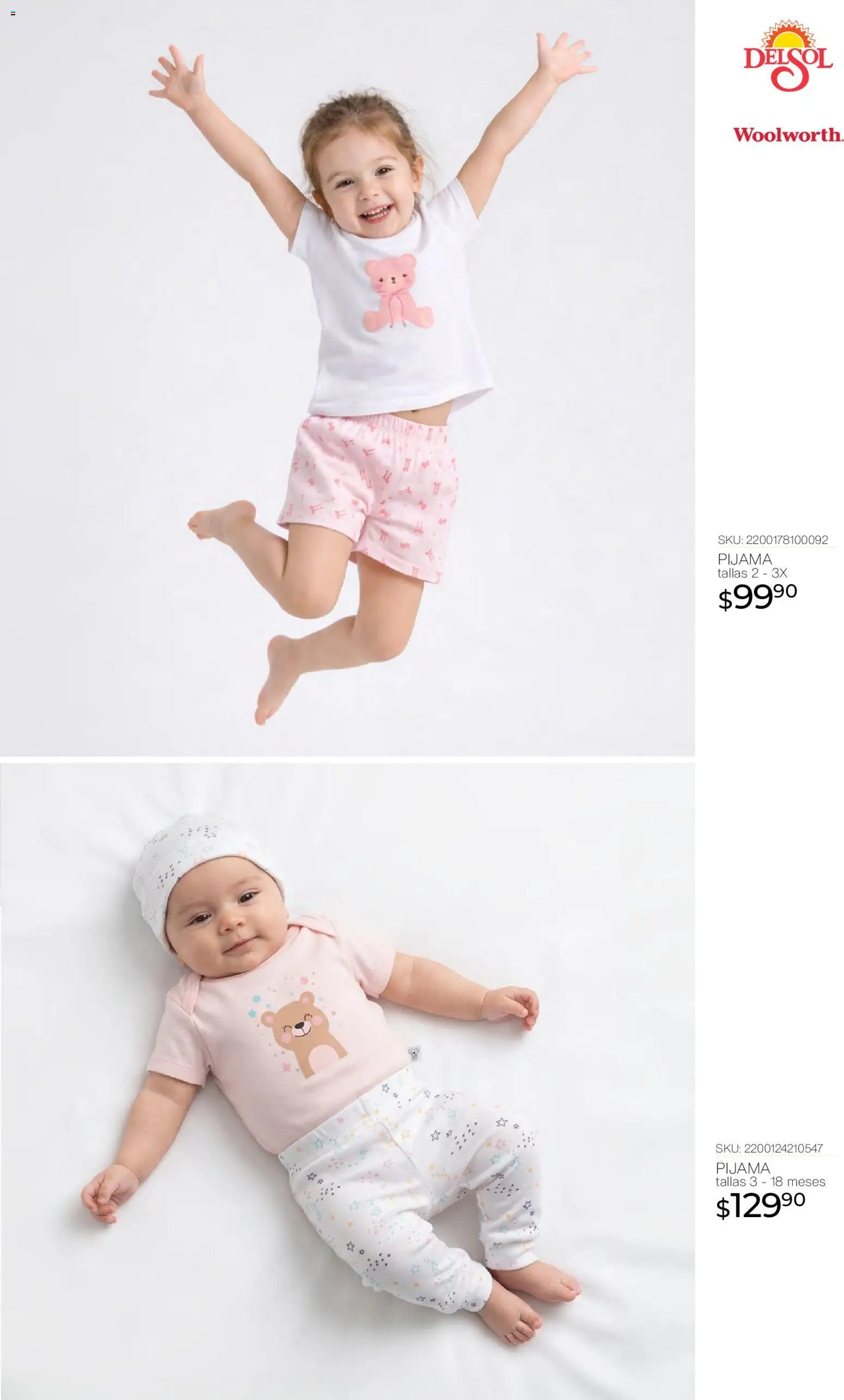 Nuevas ofertas de Del Sol y Woolworth válidas en toda la República Mexicana desde el 16.04.2026. ¡Encuentra las mejores ofertas en Del Sol y Woolworth katalog Moda para Mamá ! | Página: 23 | Productos: Pijama