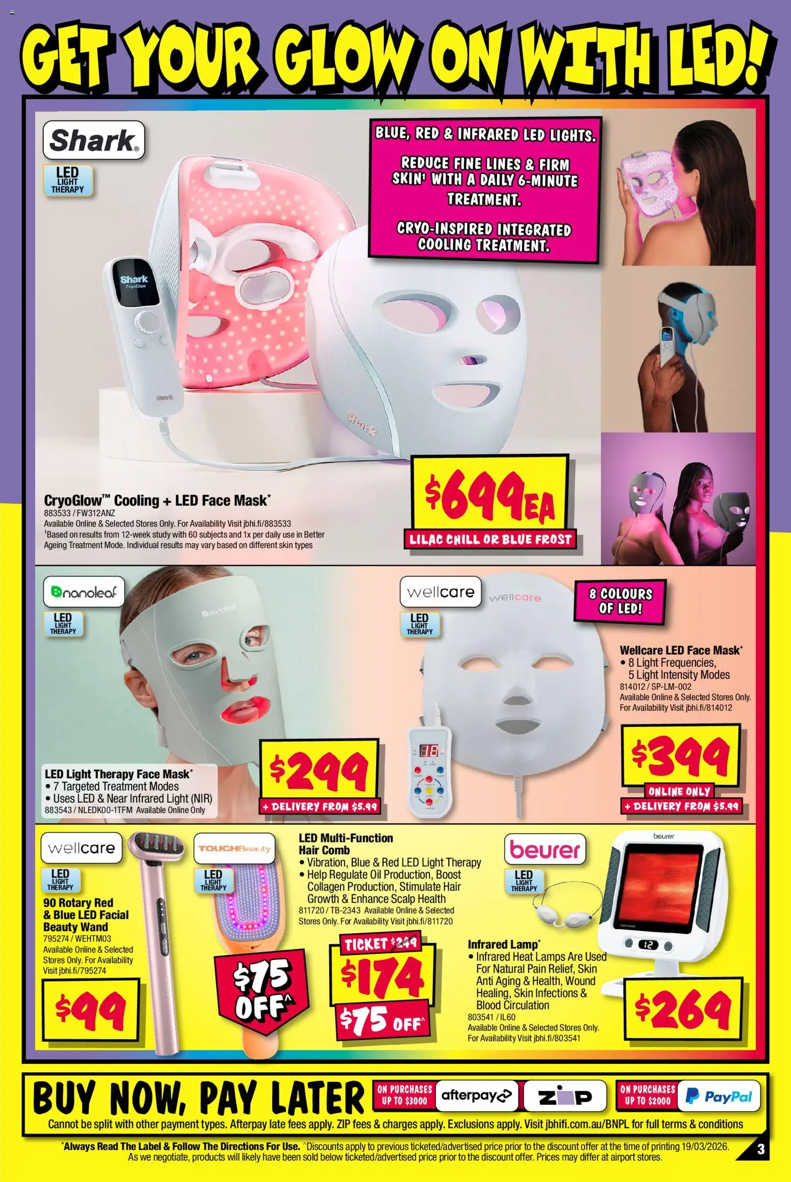 JB Hi-Fi catalogue - valid from 02.04.2026 | Page: 3 | Products: Lamp, Light, Collagen, Treatment
