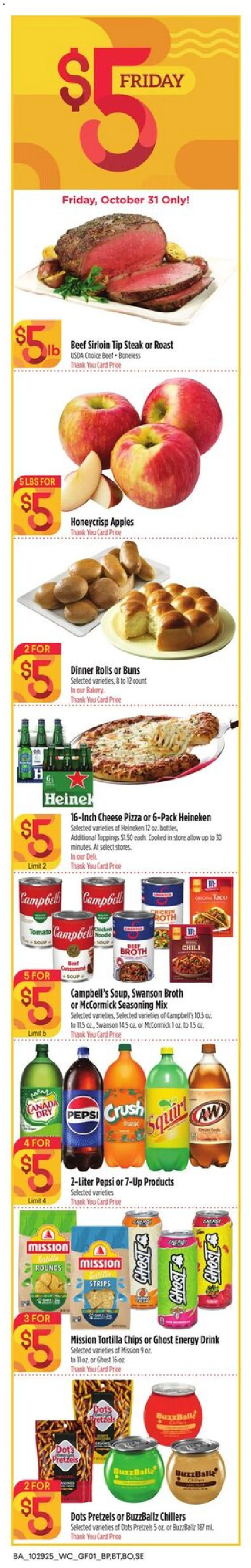 Basha's Weekly Ad - valid from 29.10.2025 | Page: 5 | Products: Cheese, Pizza, Apples, Chips