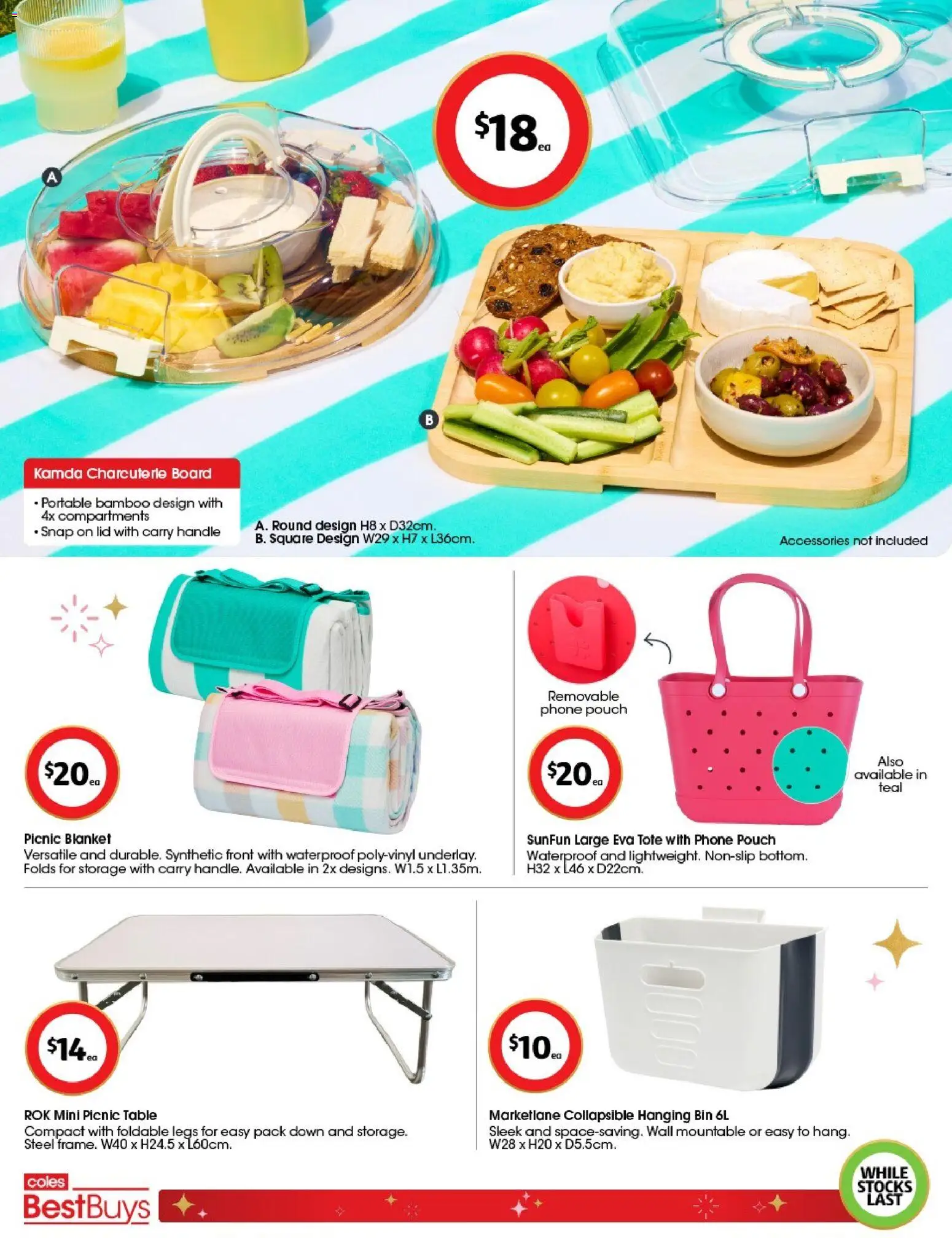 Coles catalogue - valid from 19.12.2025 | Page: 2 | Products: Table, Accessories, Phone, Portable