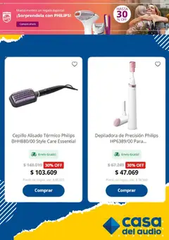 Vista previa Casa del Audio catálogo válido desde el 13.10.2025 | Página: 7 | Productos: Audio, Cepillo, Depiladora