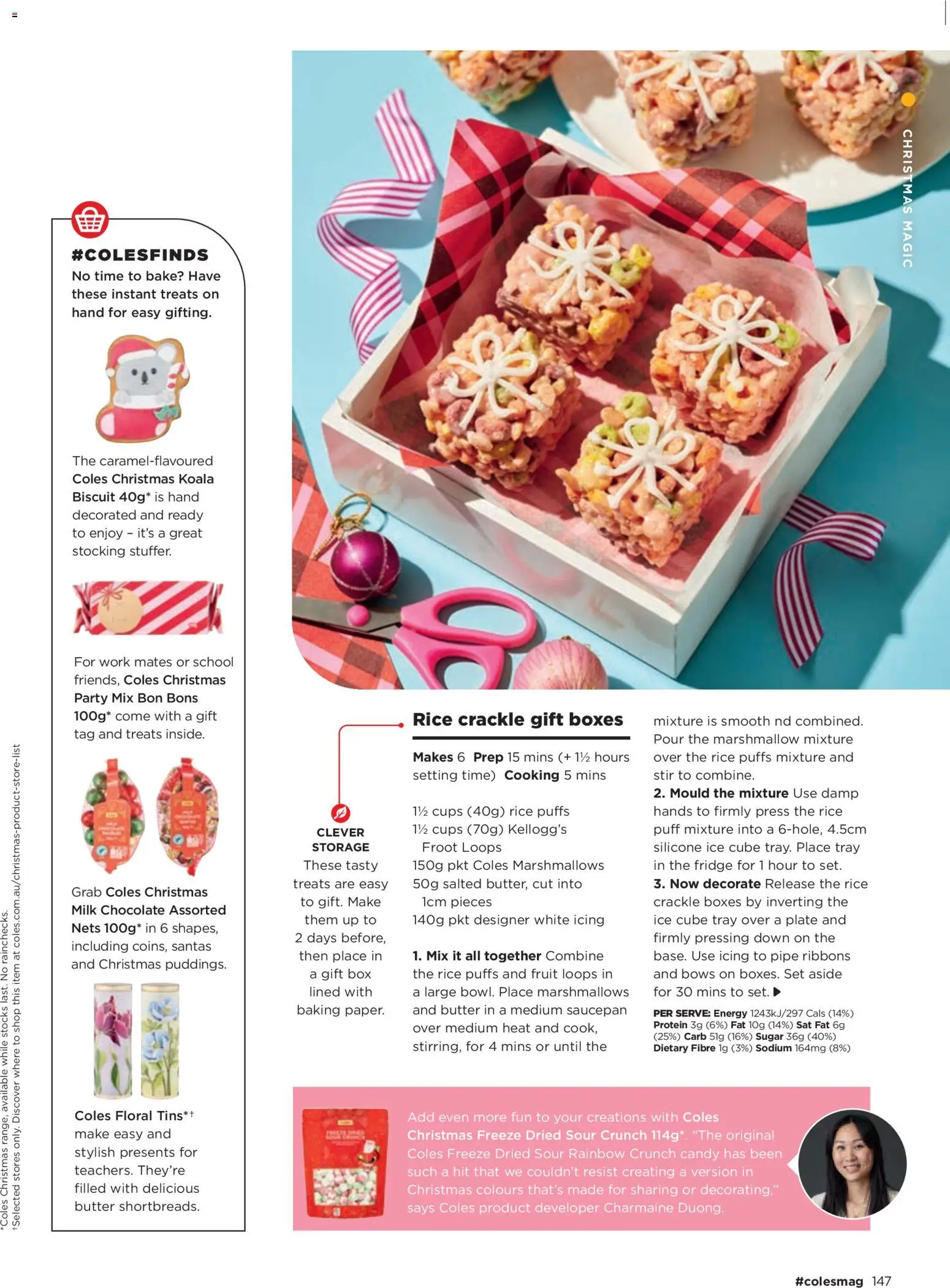 Coles catalogue - valid from 04.12.2025 | Page: 147 | Products: Box, Floral, Fridge, Press