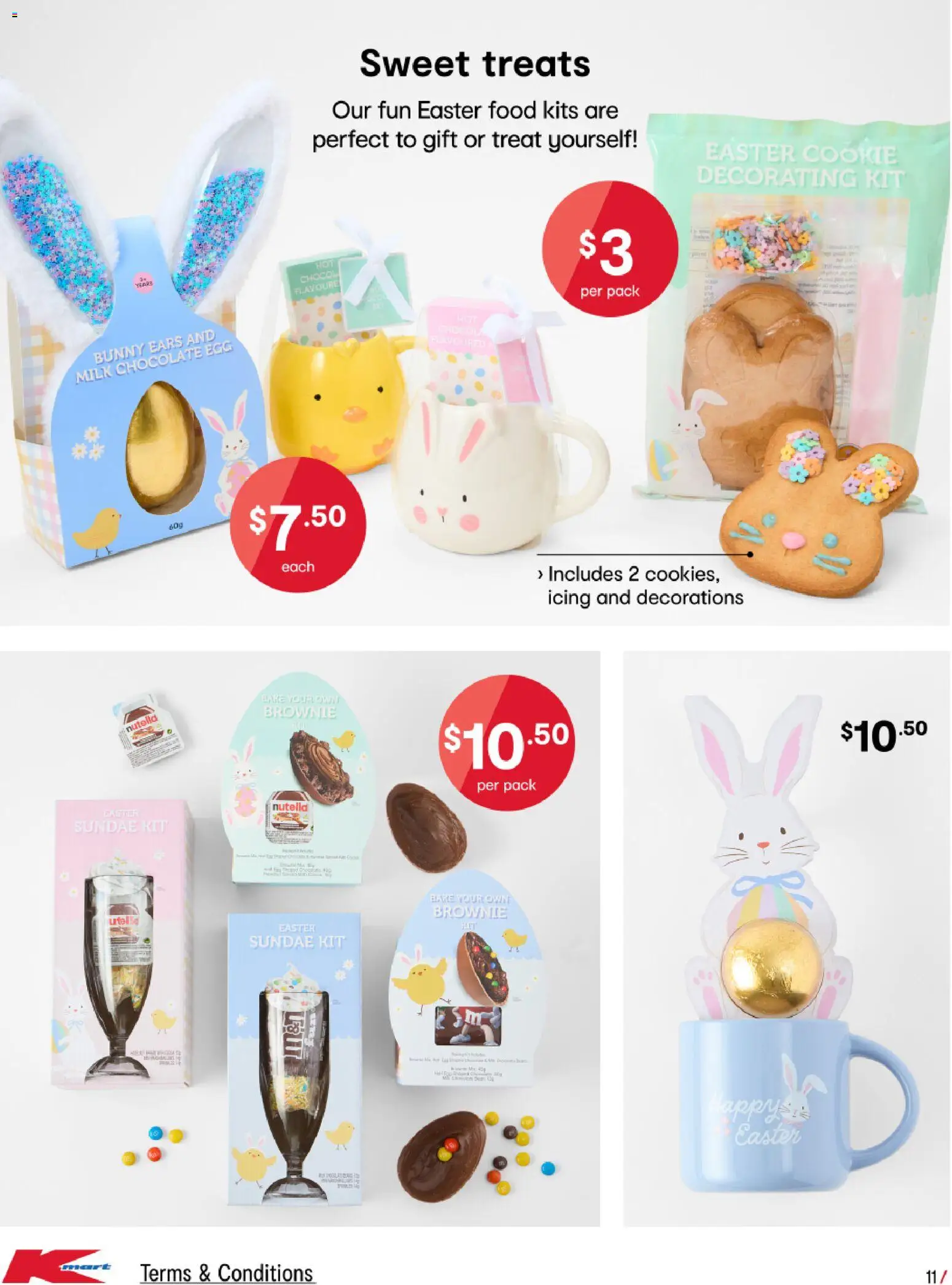 Kmart catalogue - valid from 05.03.2026 | Page: 11 | Products: Kits, Milk, Chocolate, Nutella