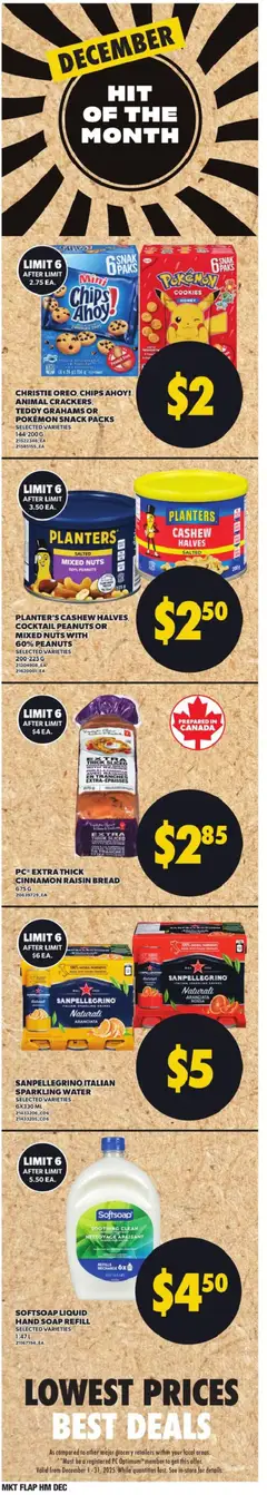 Preview of Zehrs weekly flyer / circulaire from shop Zehrs valid from 25.12.2025 | Page: 10 | Products: PC, Soap, Bread, Chocolate