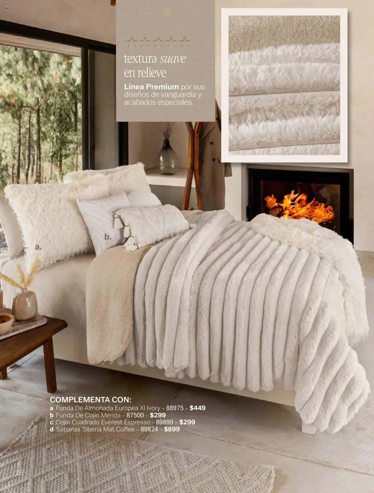 Nuevas ofertas de Vianney válidas en toda la República Mexicana desde el 15.08.2025. ¡Encuentra las mejores ofertas en Vianney - Catálogo Invierno! | Página: 18 | Productos: Funda, Funda de almohada, Almohada, Sabanas