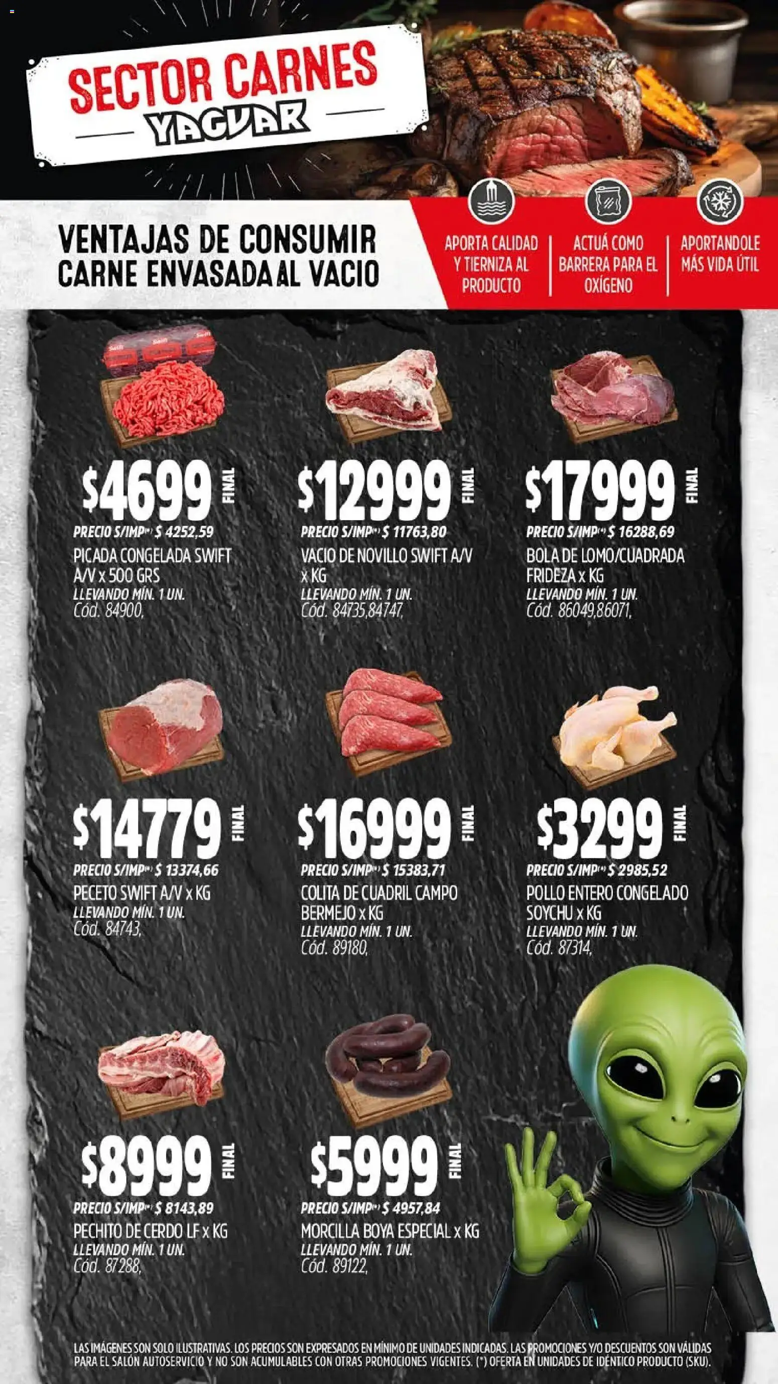 Yaguar - Oferta Semanal Jujuy │ válido desde el 02.03.2026 | Página: 4 | Productos: Pollo, Morcilla, Cerdo