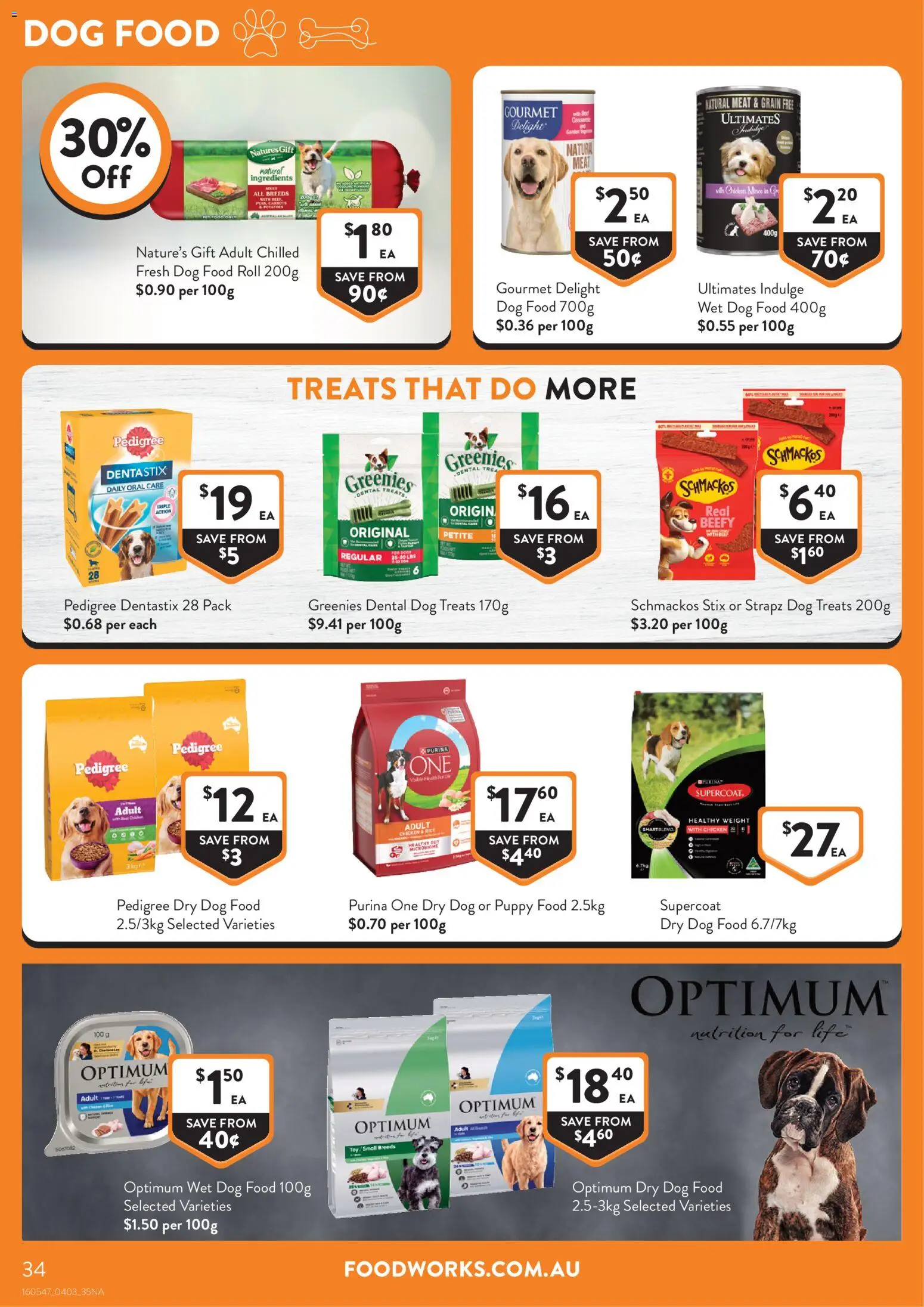 Foodworks catalogue - valid from 04.03.2026 | Page: 34 | Products: Chicken, Rice, Meat, Dog food