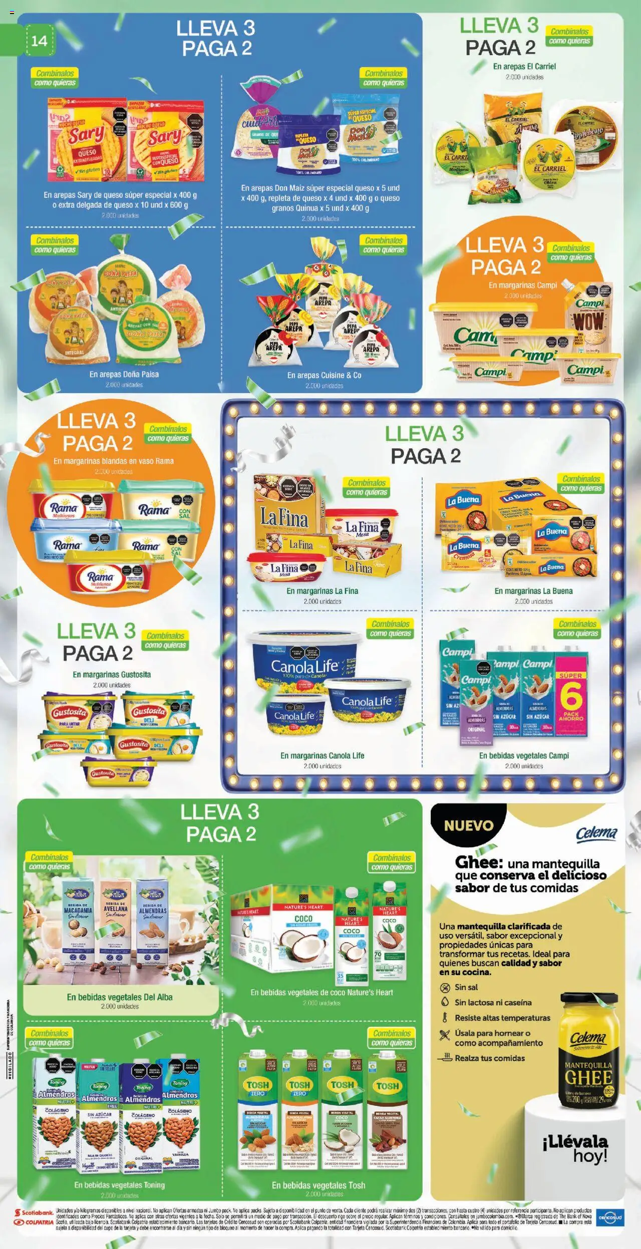Jumbo revista - valida desde el 25.09.2025 | Página: 14 | Productos: Peso, Maiz, Coco, Queso