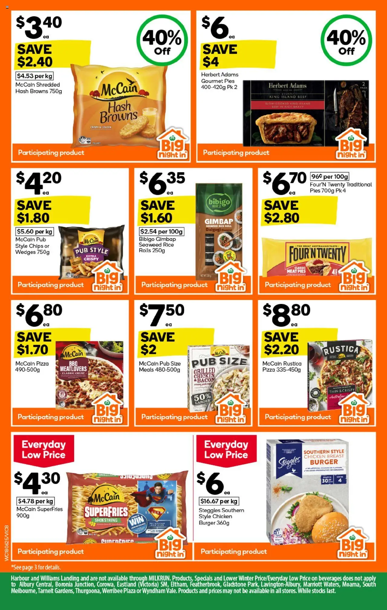 Woolworths catalogue - valid from 18.06.2025 | Page: 8 | Products: Bacon, Pizza, Chicken, Rice