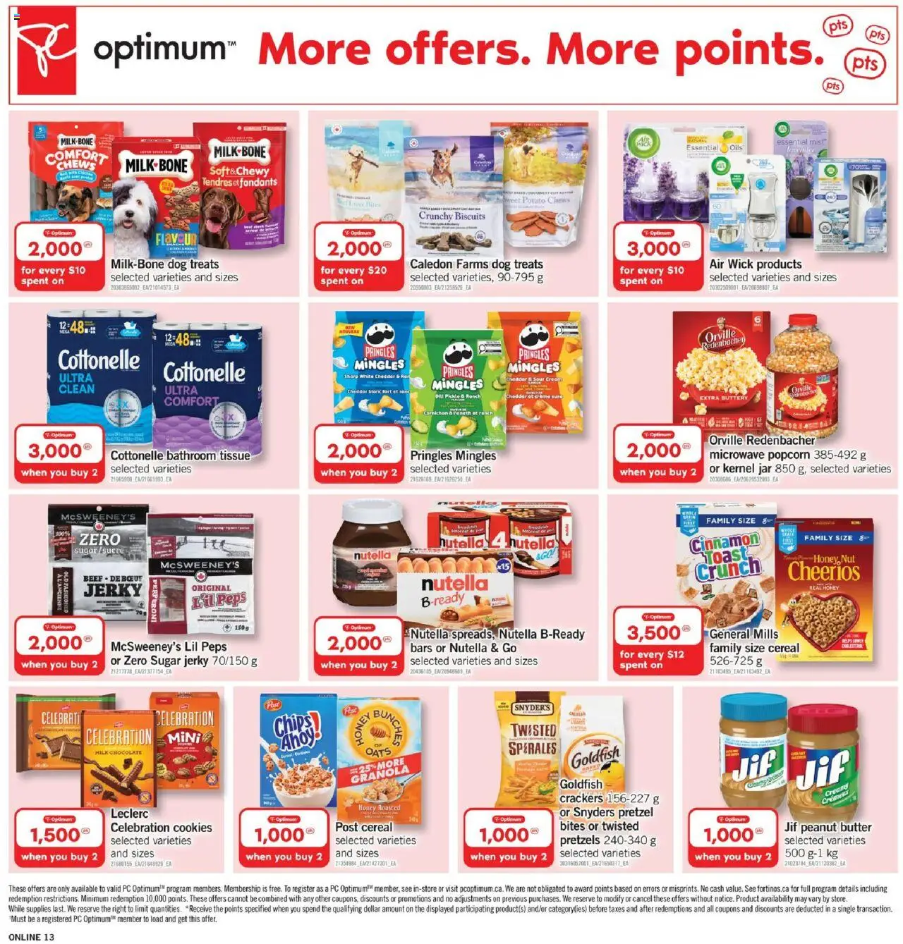 Fortinos flyer valid from 16.10.2025 | Page: 13 | Products: Sour cream, Cream, Milk, Butter