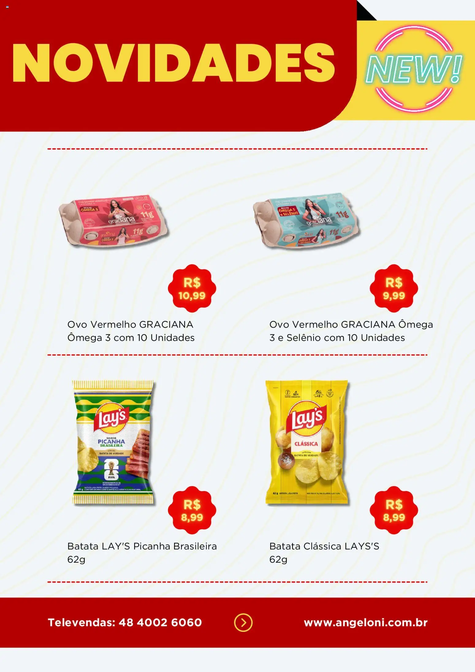 Angeloni Folheto - válido de 19.03.2026 | Página: 5 | Produtos: Ômega 3, Picanha, Batata