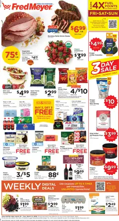 Preview of Fred Meyer weekly ads valid from 25.03.2026