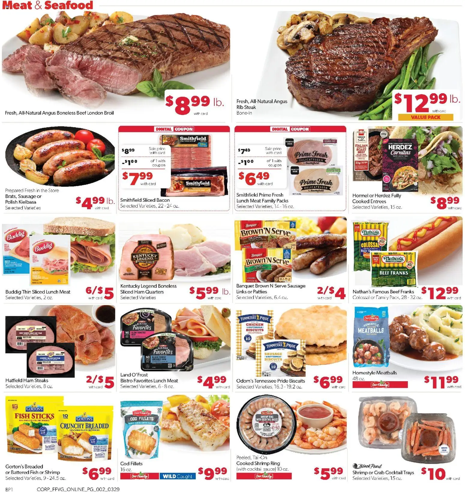 Family Fare Weekly Ad - MI - valid from 29.03.2026 | Page: 7 | Products: Ring, Fish, Sauce, Sausage