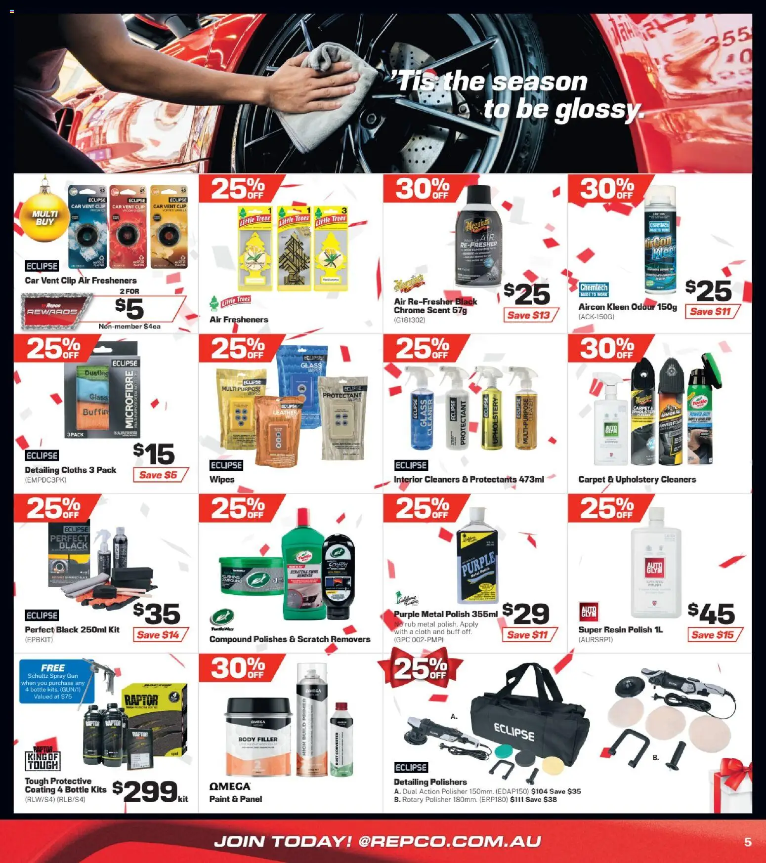 Repco catalogue - valid from 10.12.2025 | Page: 5 | Products: Cloth, Cleaner, Polish, Multipurpose