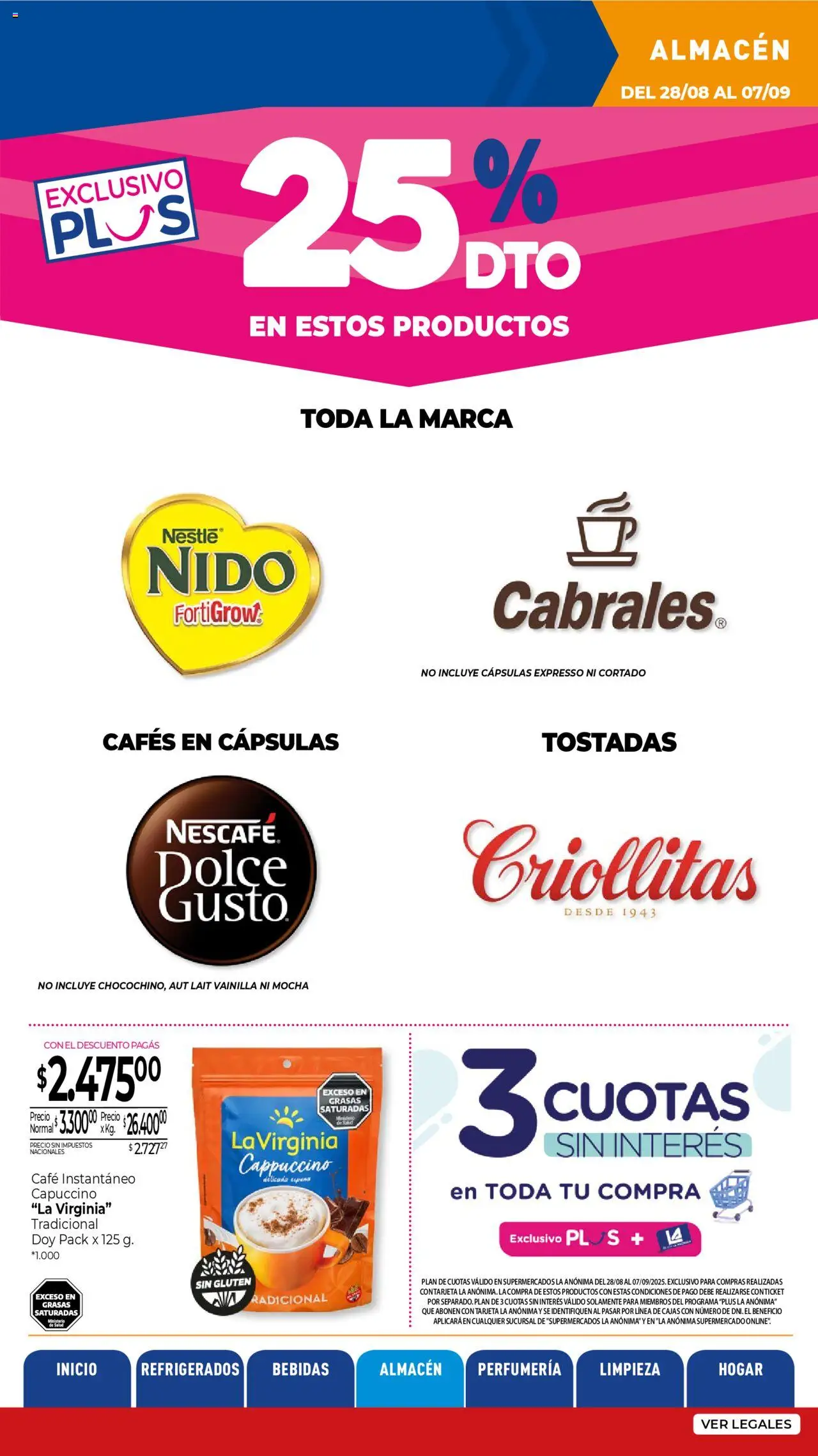 La Anonima Insuperables │ válido desde el 28.08.2025 | Página: 22 | Productos: Café
