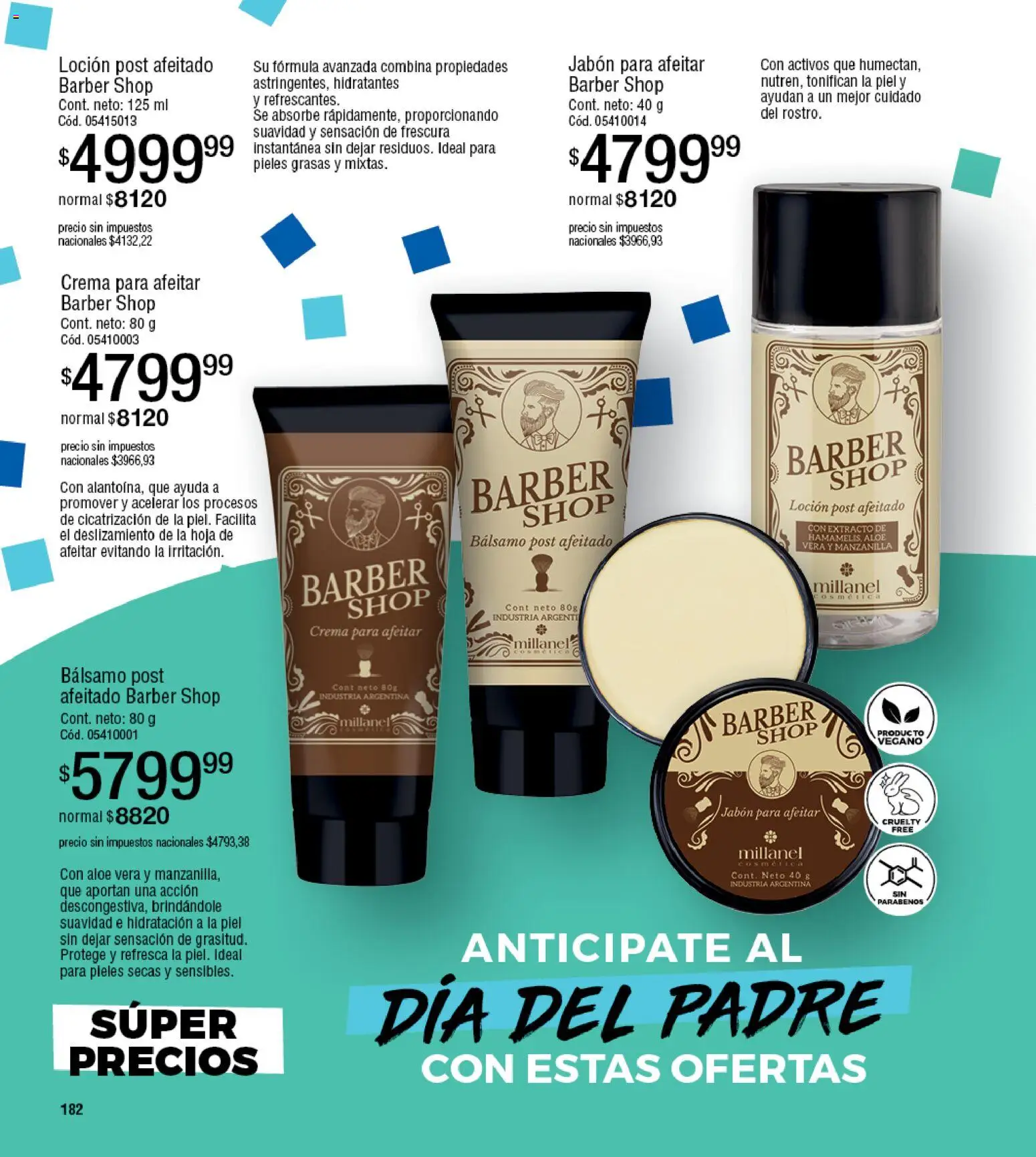 Millanel - Catálogo │ válido desde el 27.04.2026 | Página: 182 | Productos: Jabón, Loción, Bálsamo, Crema