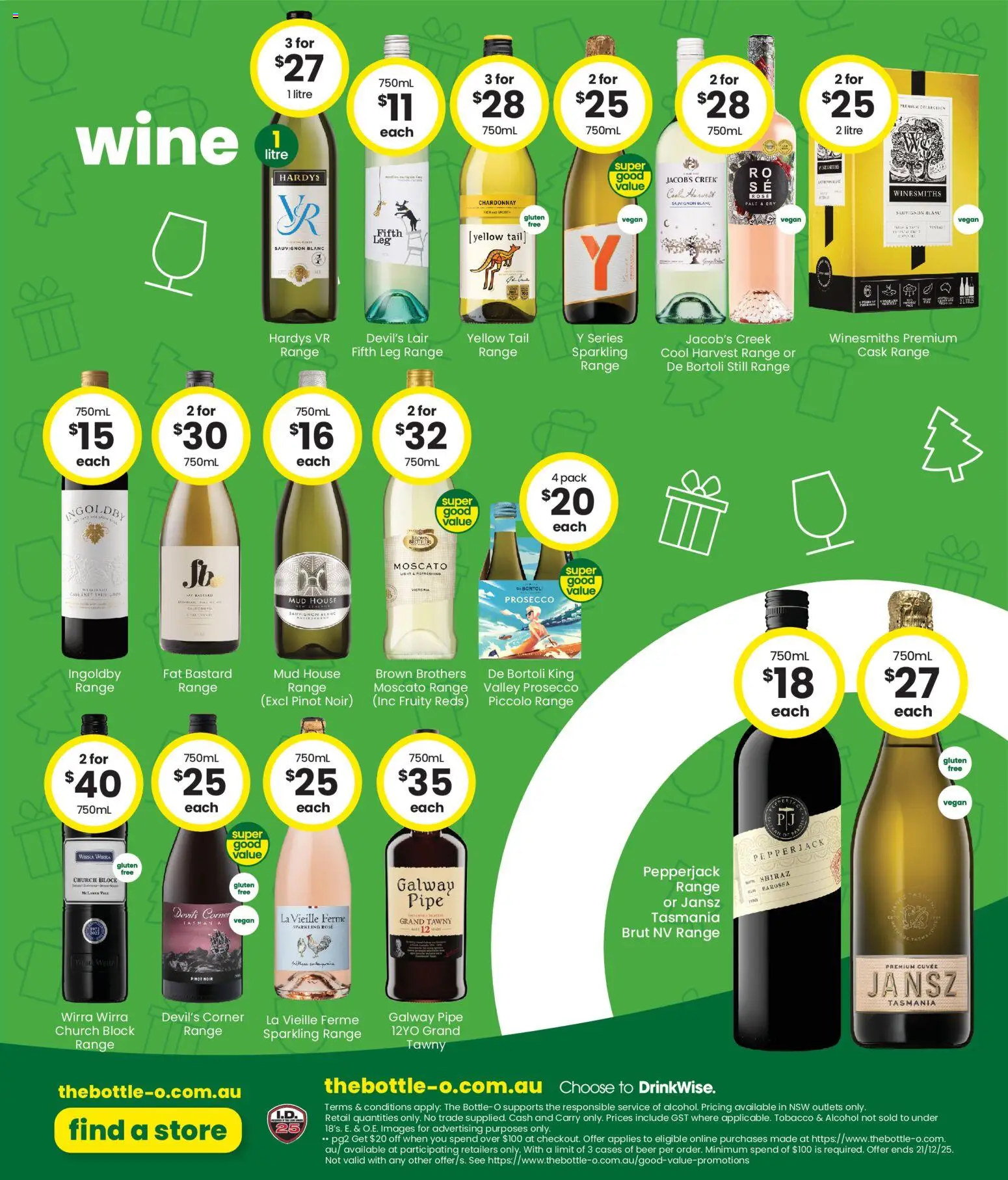 The Bottle-O catalogue - valid from 08.12.2025 | Page: 8 | Products: Wine, Beer