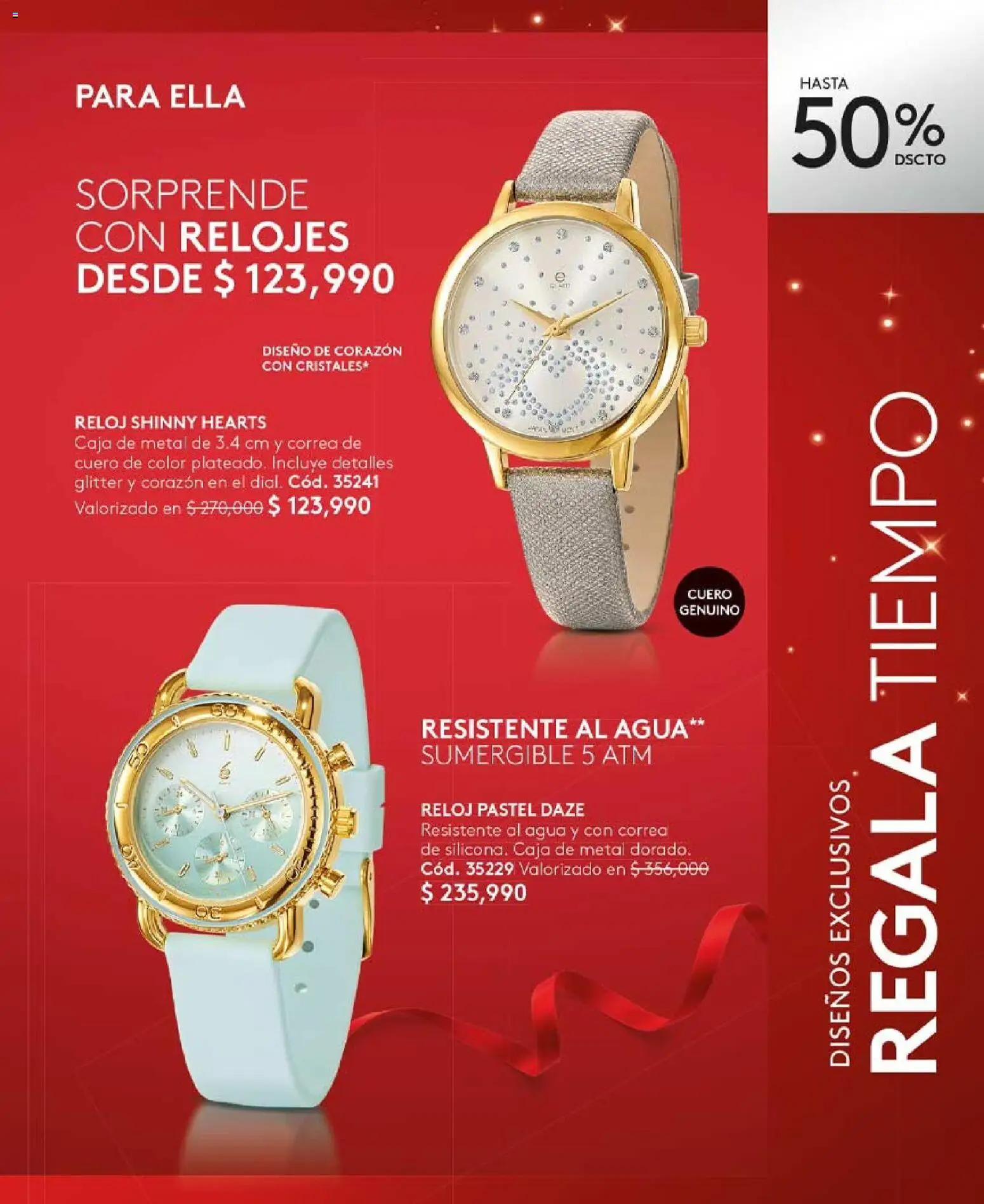 Ésika revista - valida desde el 03.11.2025 | Página: 97 | Productos: Agua, Esponja, Reloj, Caja