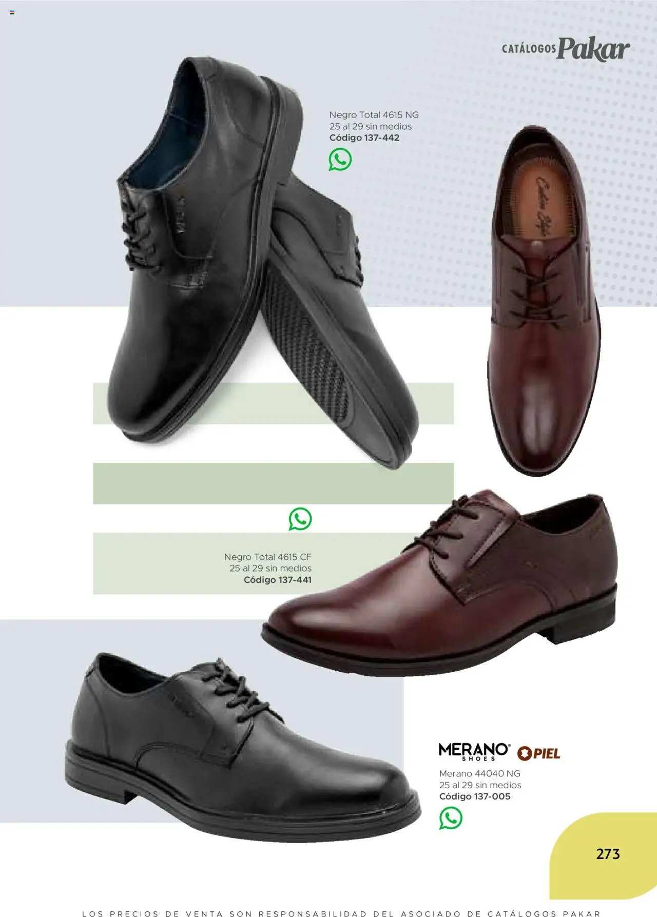 Nuevas ofertas de SC Pakar válidas en toda la República Mexicana desde el 24.07.2025. ¡Encuentra las mejores ofertas en SC Pakar - Catálogo Hombre otoño / invierno! | Página: 273