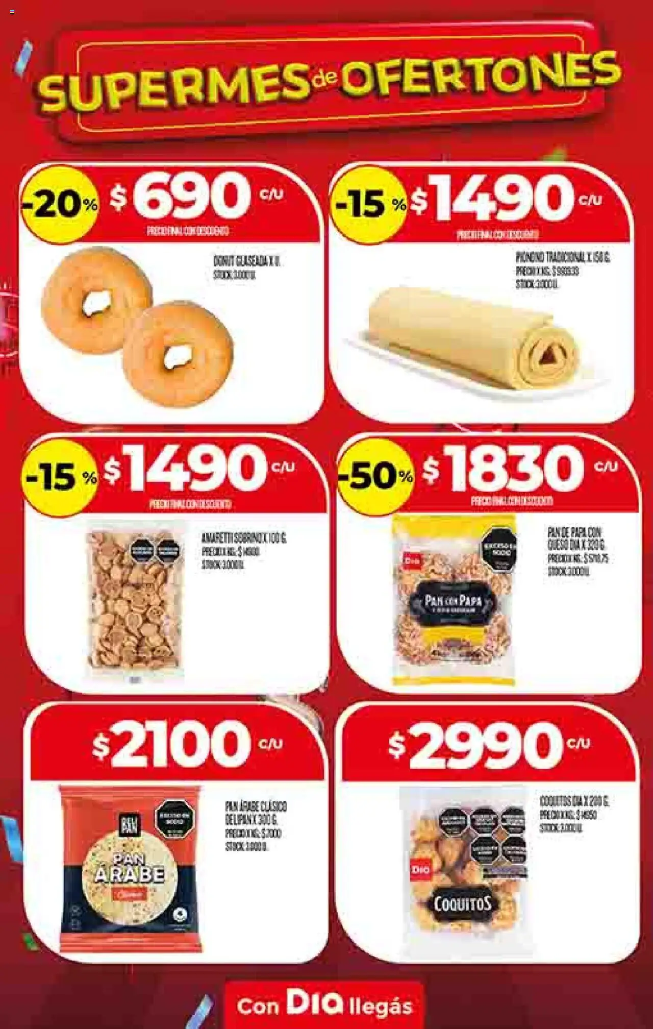 Supermercado DIA Ofertas │ válido desde el 01.10.2025 | Página: 9 | Productos: Papa, Queso, Pan