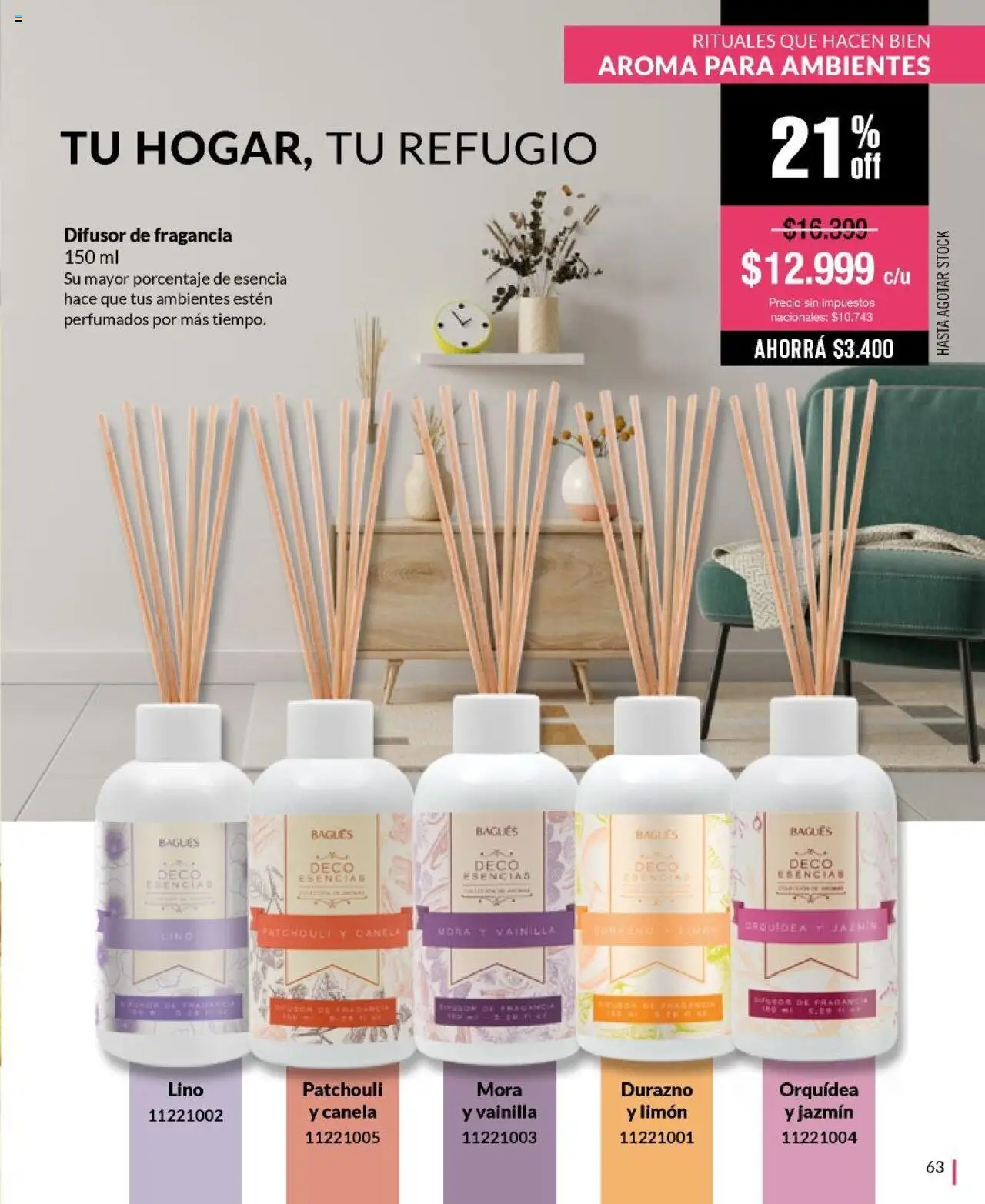 Bagués - Catálogo │ válido desde el 22.09.2025 | Página: 63 | Productos: Durazno, Fragancia, Limón, Esencias