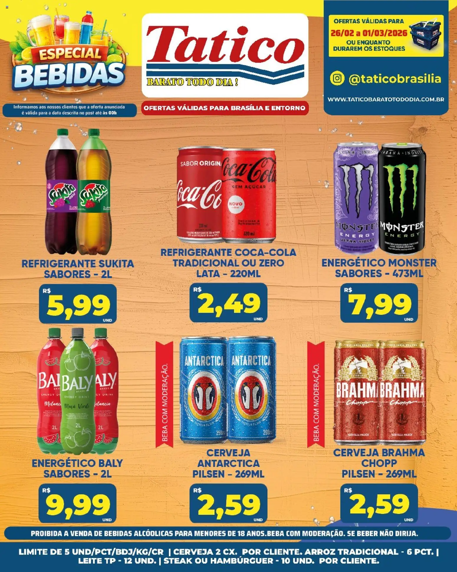 Tatico Folheto - válido de 02.03.2026 | Página: 41 | Produtos: Guaraná, Arroz, Açúcar, Refrigerante