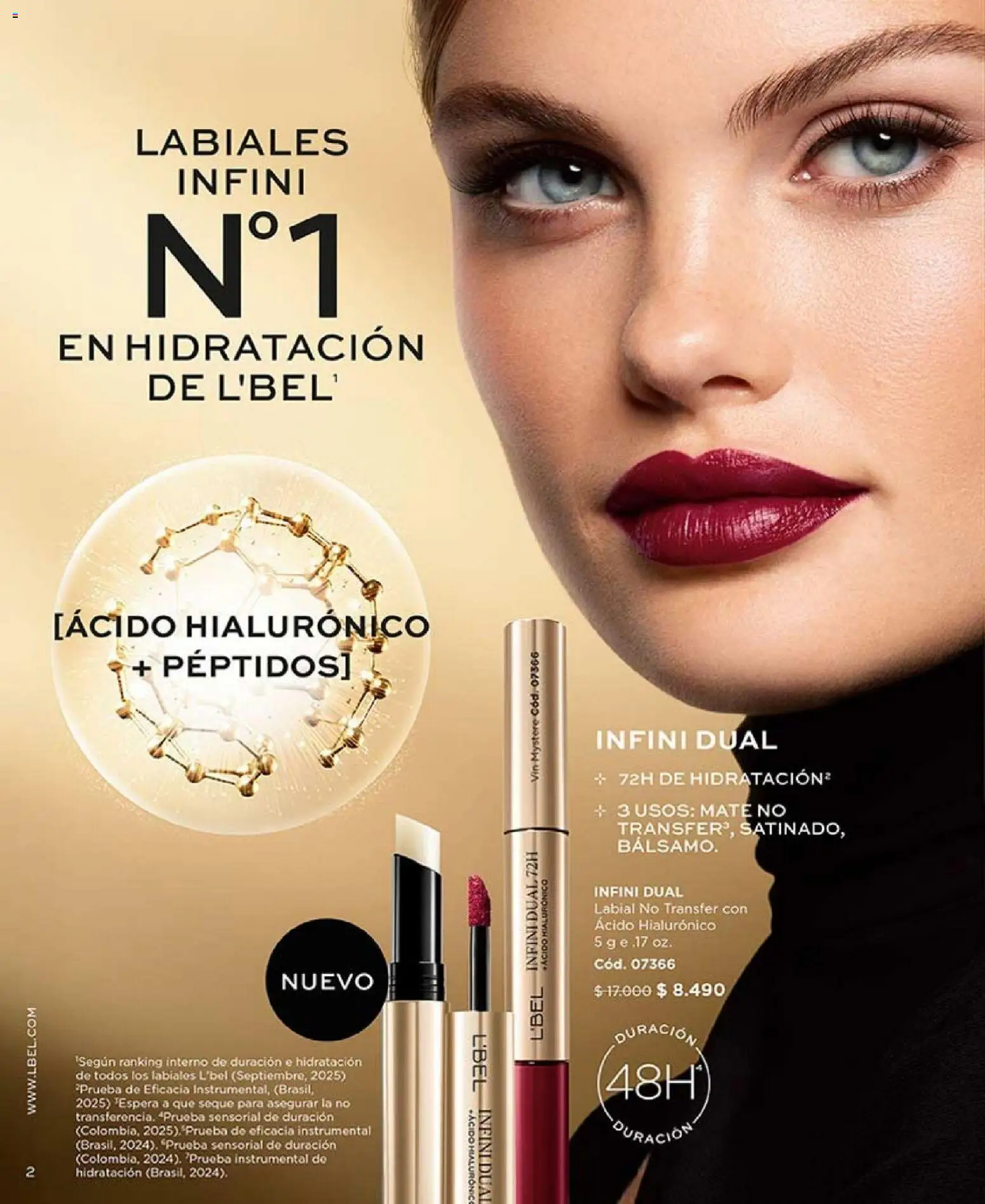 Catálogo L'Bel Campaña2x │ válido desde el 16.01.2026 | Página: 2 | Productos: Mate, Labial
