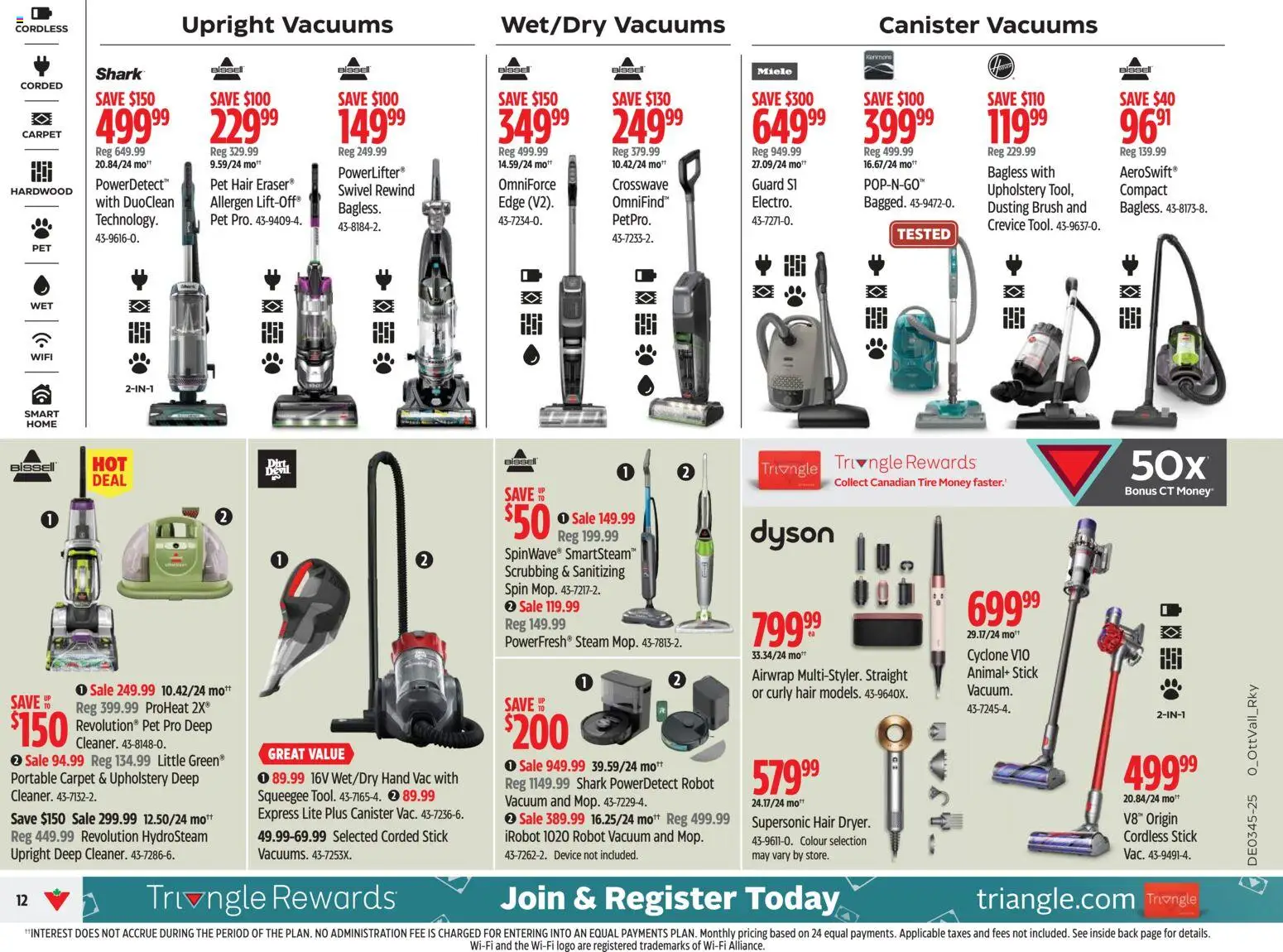 Canadian Tire flyer valid from 30.10.2025 | Page: 12 | Products: Robot, Brush, Carpet