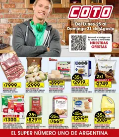 Vista previa Coto ofertas válido desde el 25.08.2025