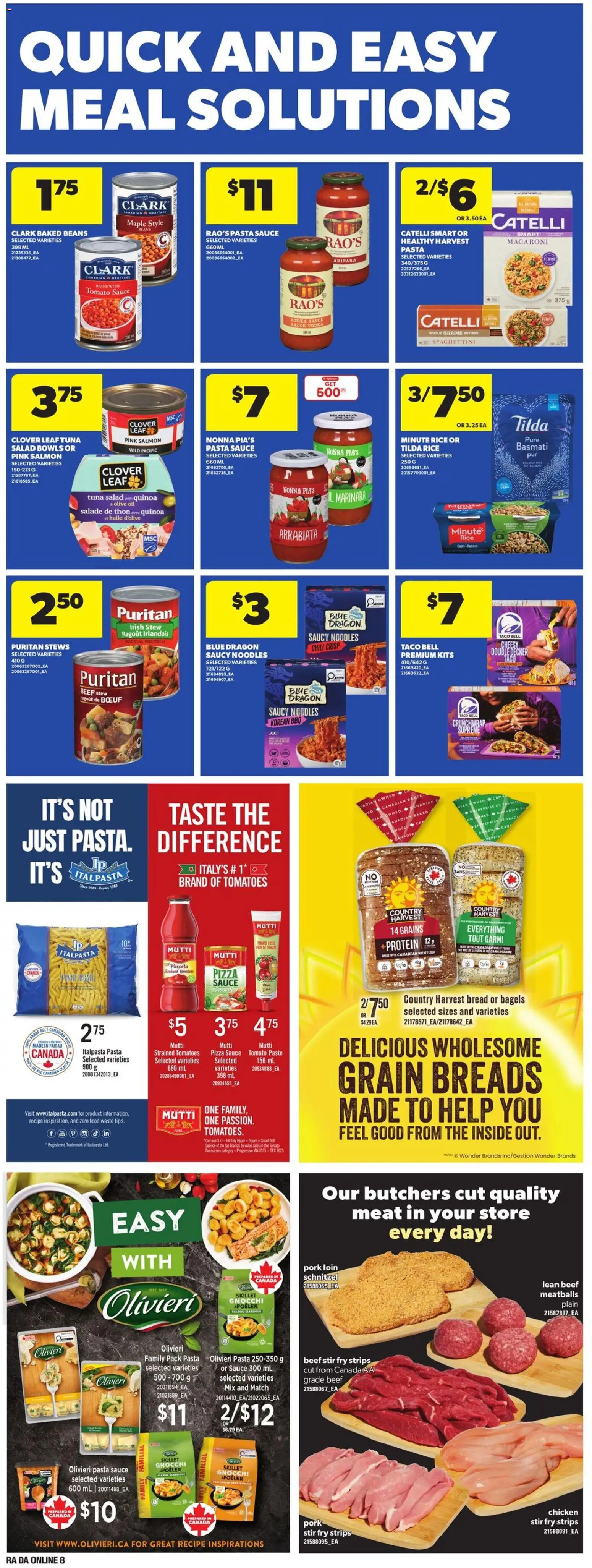 Atlantic Superstore flyer valid from 26.02.2026 | Page: 25 | Products: Pasta, Oil, Pizza, Pork