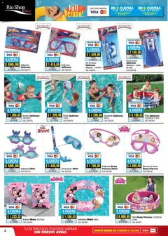 Vista previa Río Shop Deco catálogo válido desde el 01.01.2026 | Página: 4 | Productos: Aros, Máscara, Pelota, Antiparras