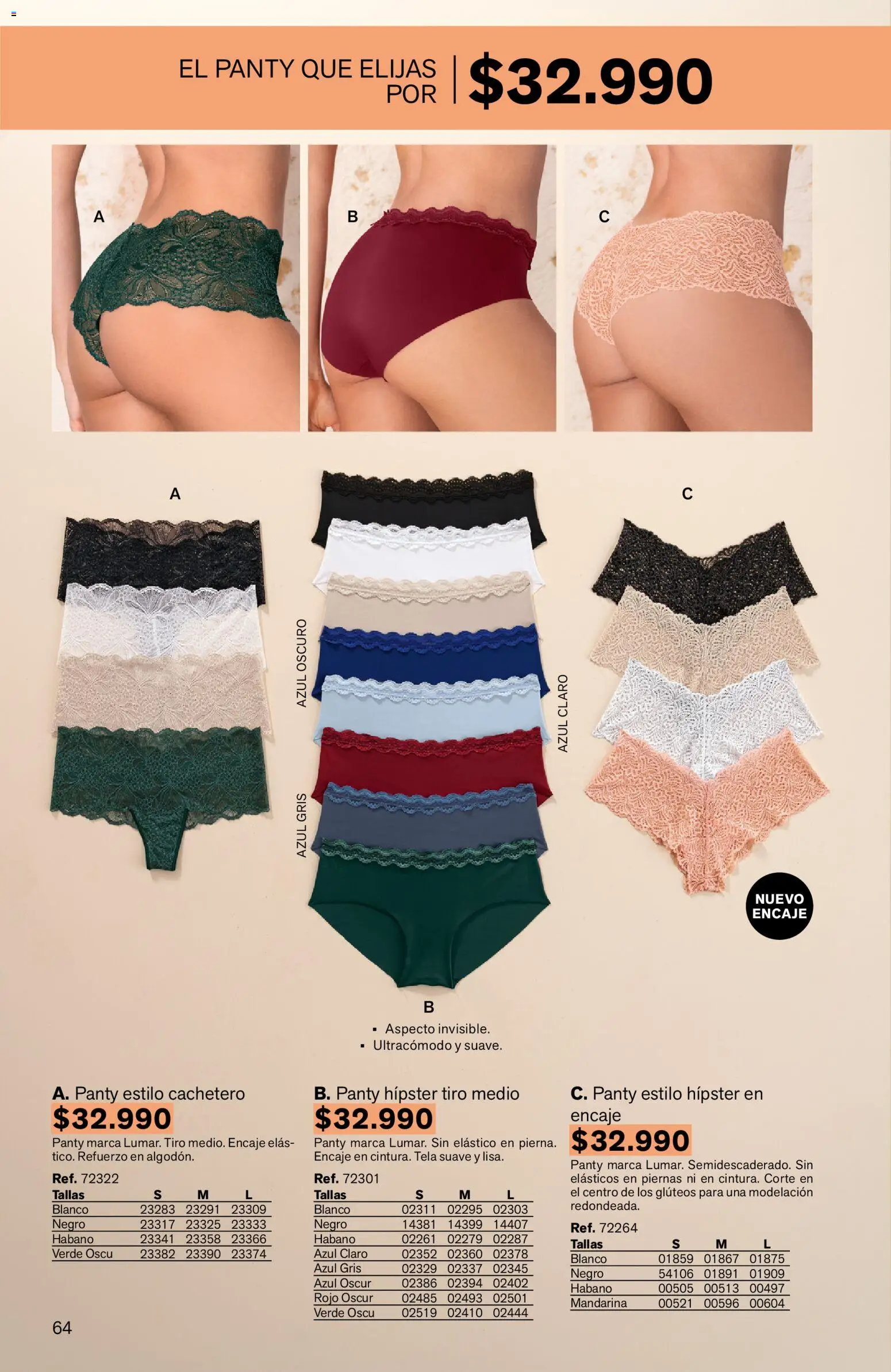 Leonisa revista - valida desde el 03.04.2026 | Página: 64 | Productos: Cachetero